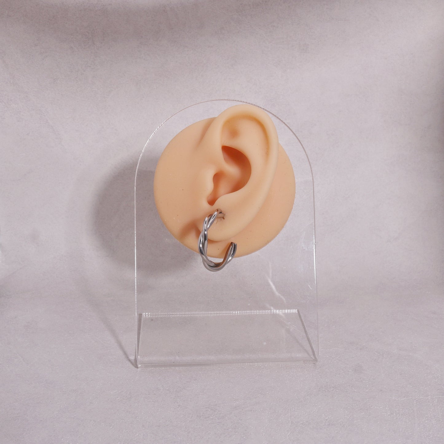 Gabriella Minimalist Twisted Hoop Earrings