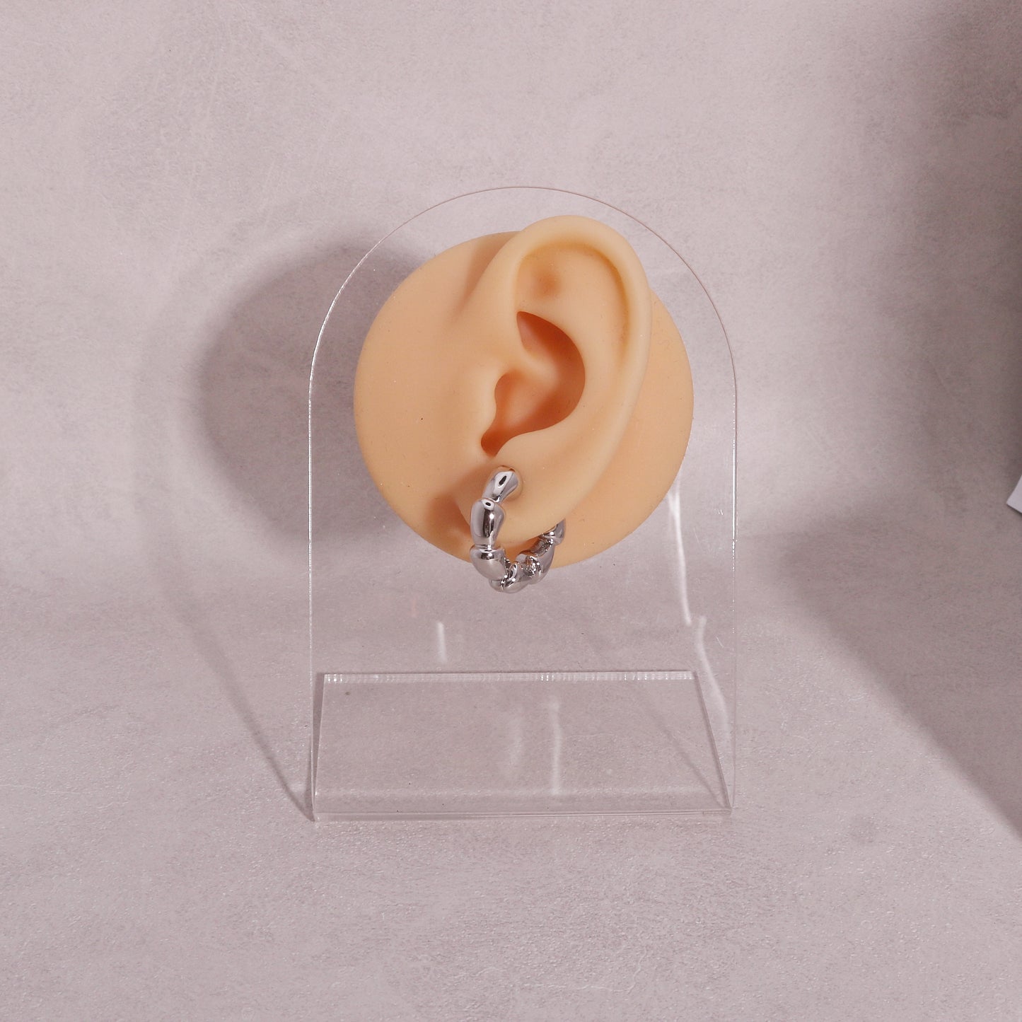 Piper Edgy Geometric Jagged Hoop Earrings