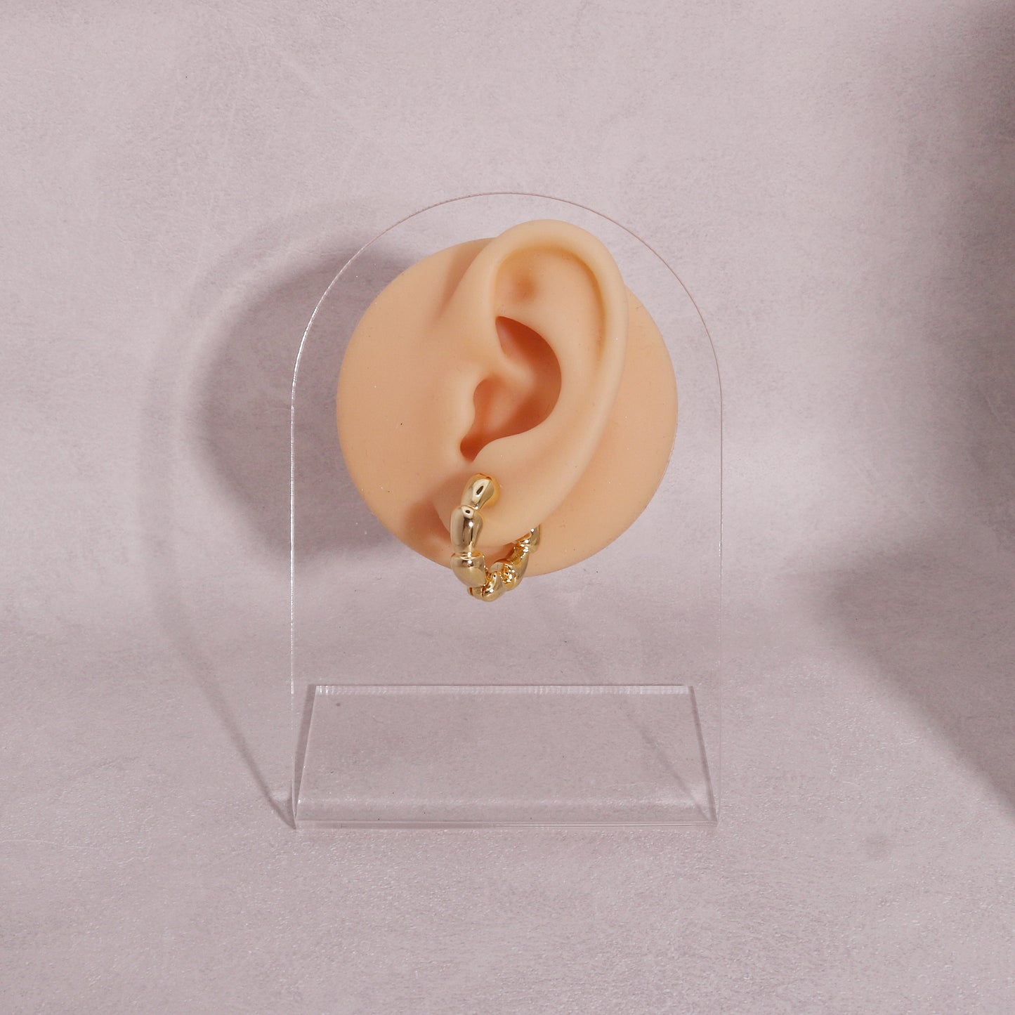 Piper Edgy Geometric Jagged Hoop Earrings
