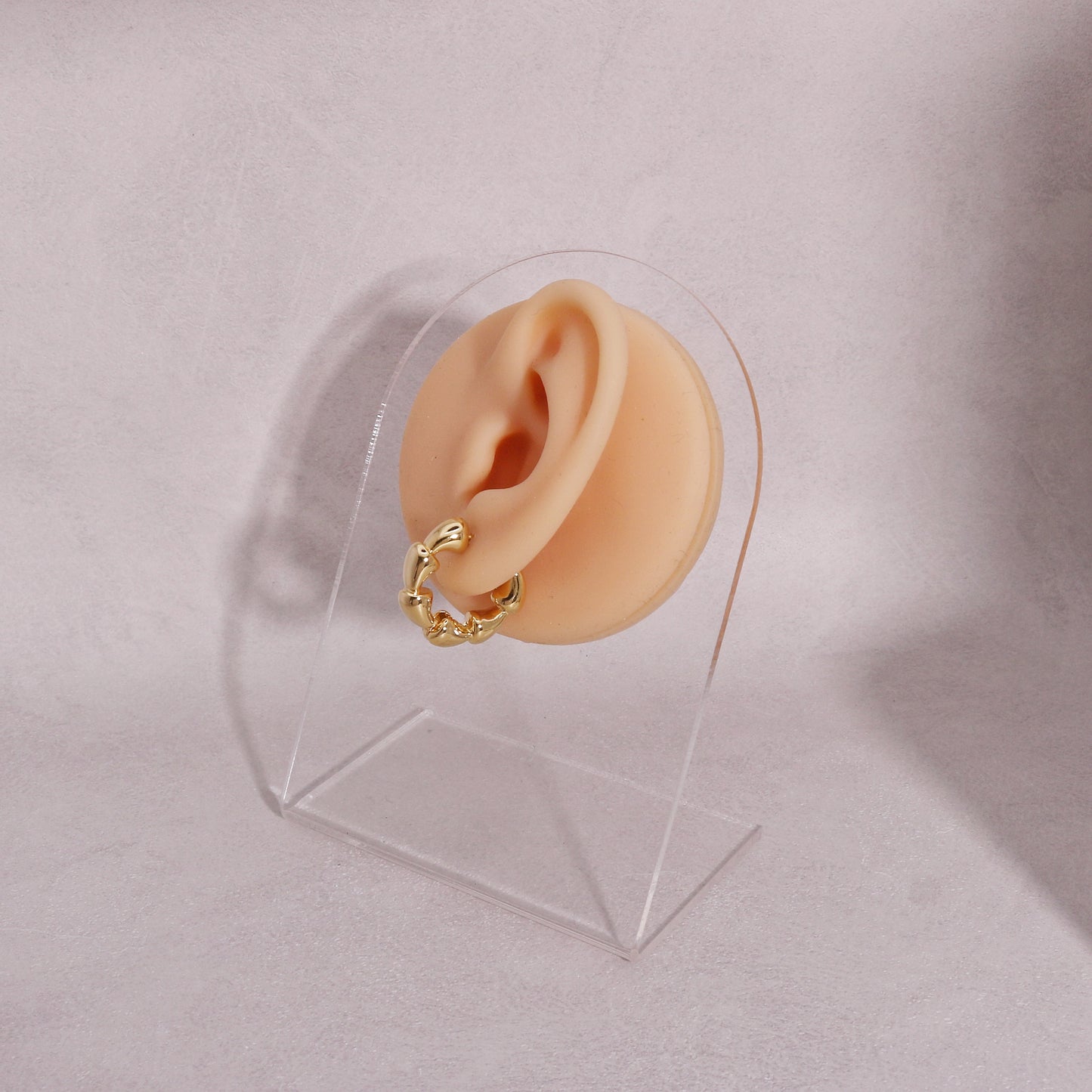 Piper Edgy Geometric Jagged Hoop Earrings
