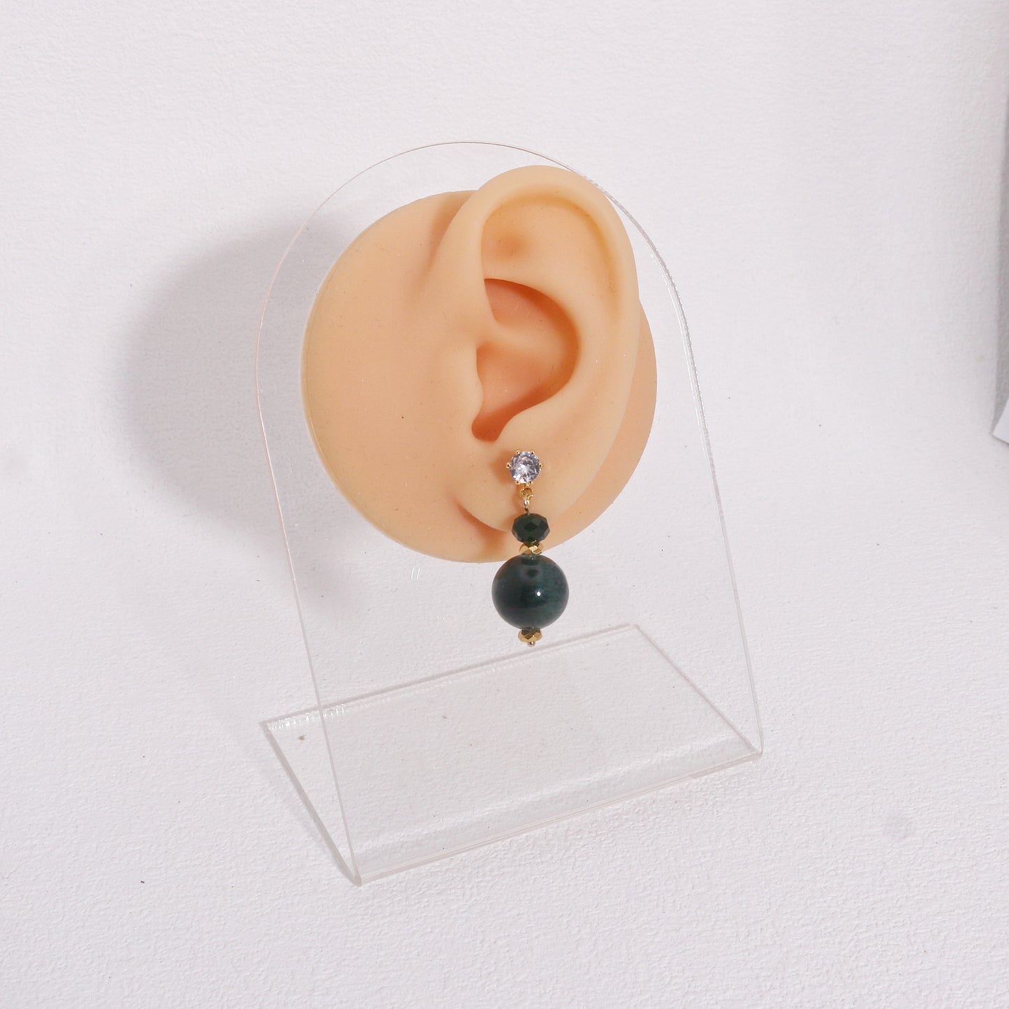 Shiloh Handwired Beaded Gem Drop Earrings