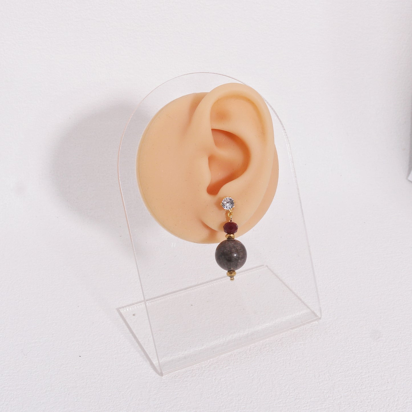 Shiloh Handwired Beaded Gem Drop Earrings