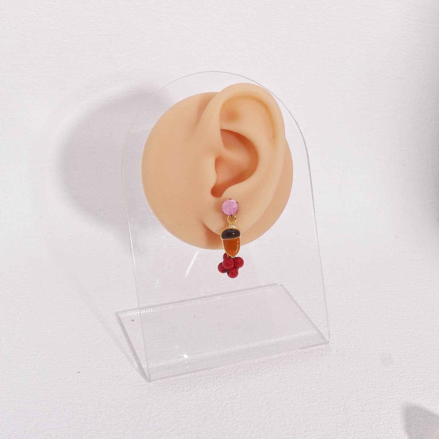 Brielle's Fun Handmade Asymmetrical Squirrel Earrings