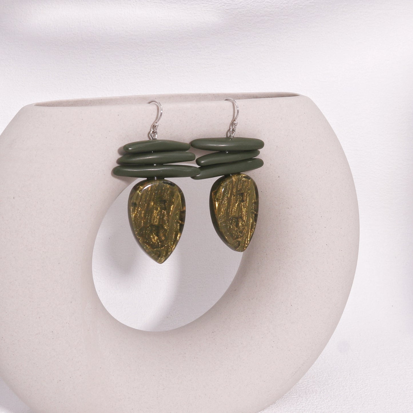 ZSISKA -Cedar Statement Drop Earrings
