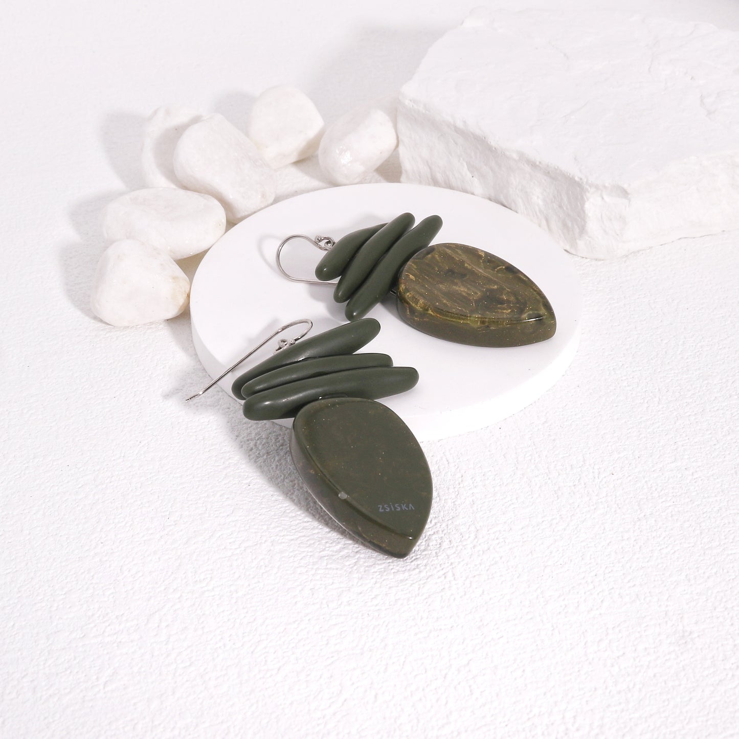ZSISKA -Cedar Statement Drop Earrings