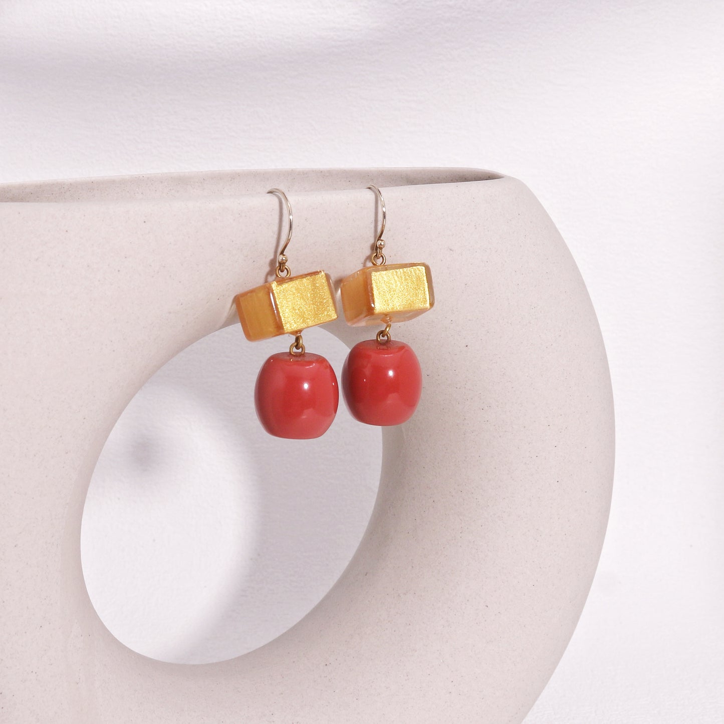 ZSISKA-Rhyme Resin Drop Earrings