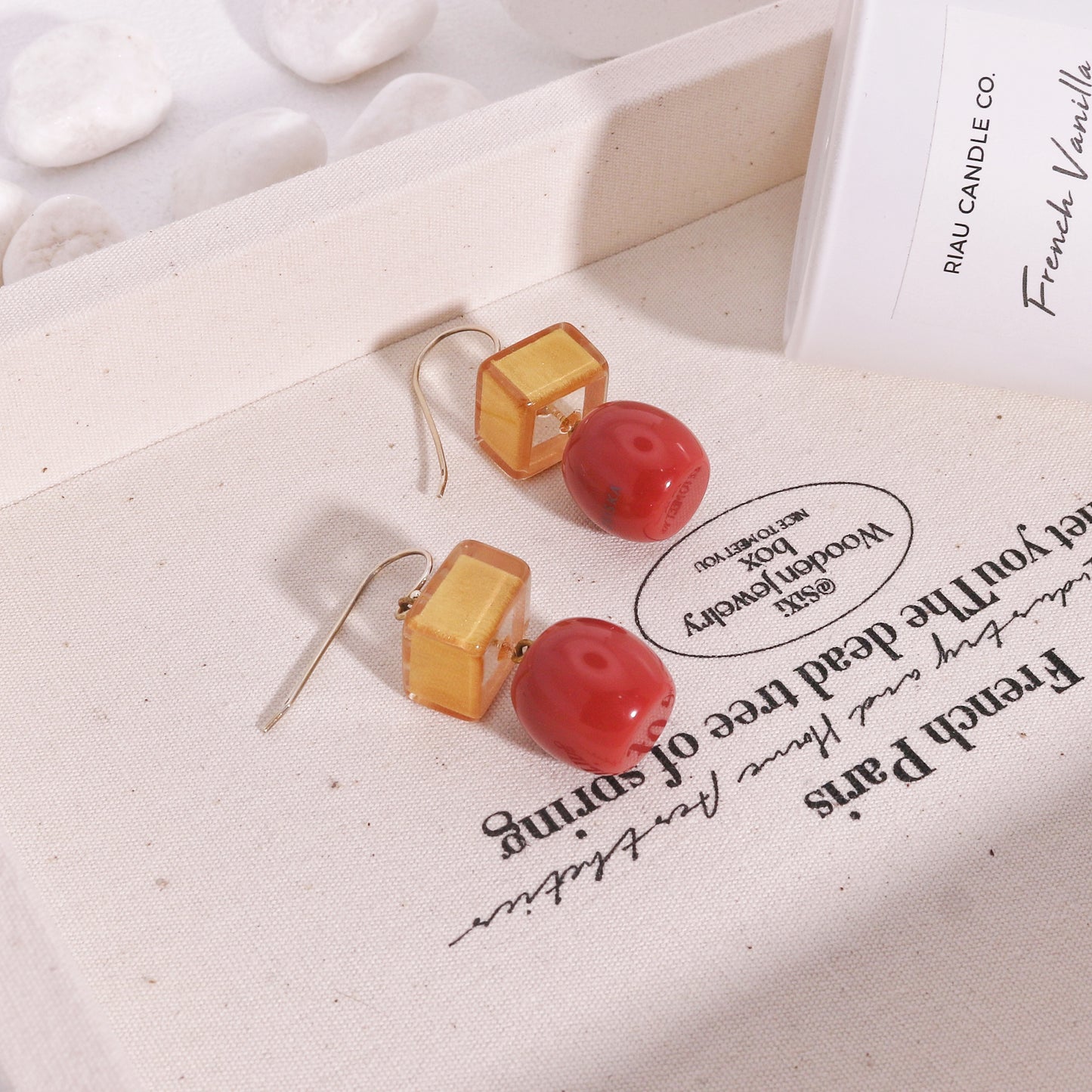 ZSISKA-Rhyme Resin Drop Earrings