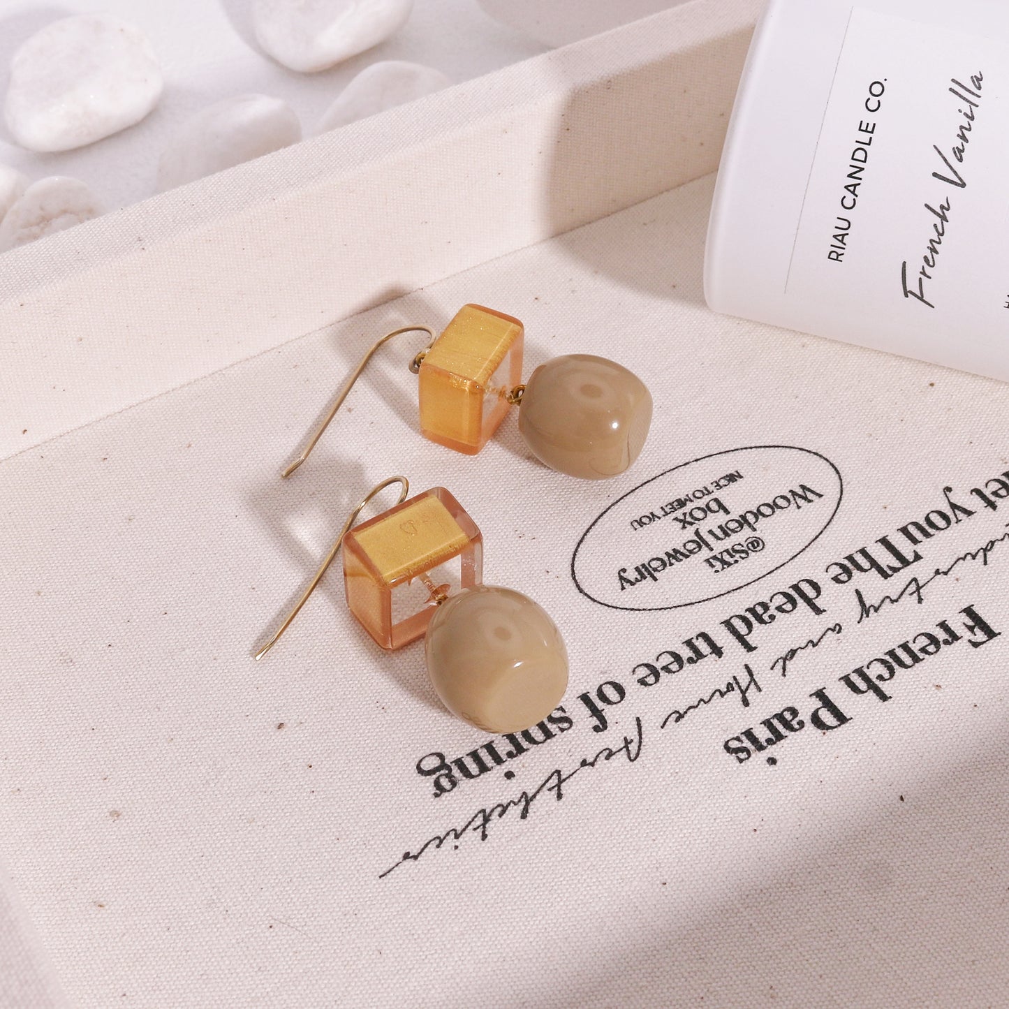 ZSISKA -Rhyme Resin Drop Earrings