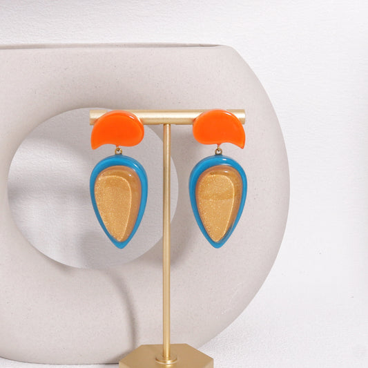 ZSISKA-Mira Statement Drop Earrings