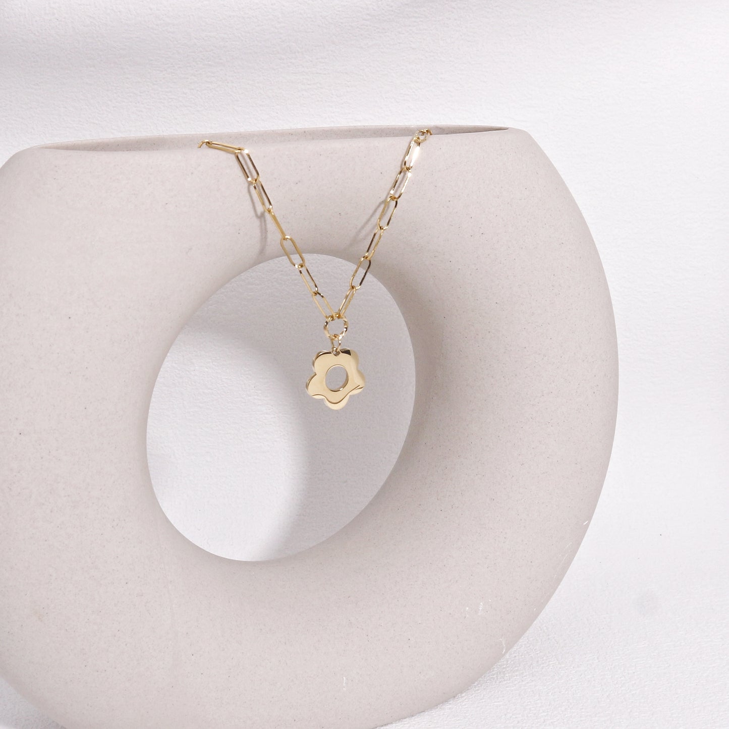 Brielle Decadent Floral Chain Necklace