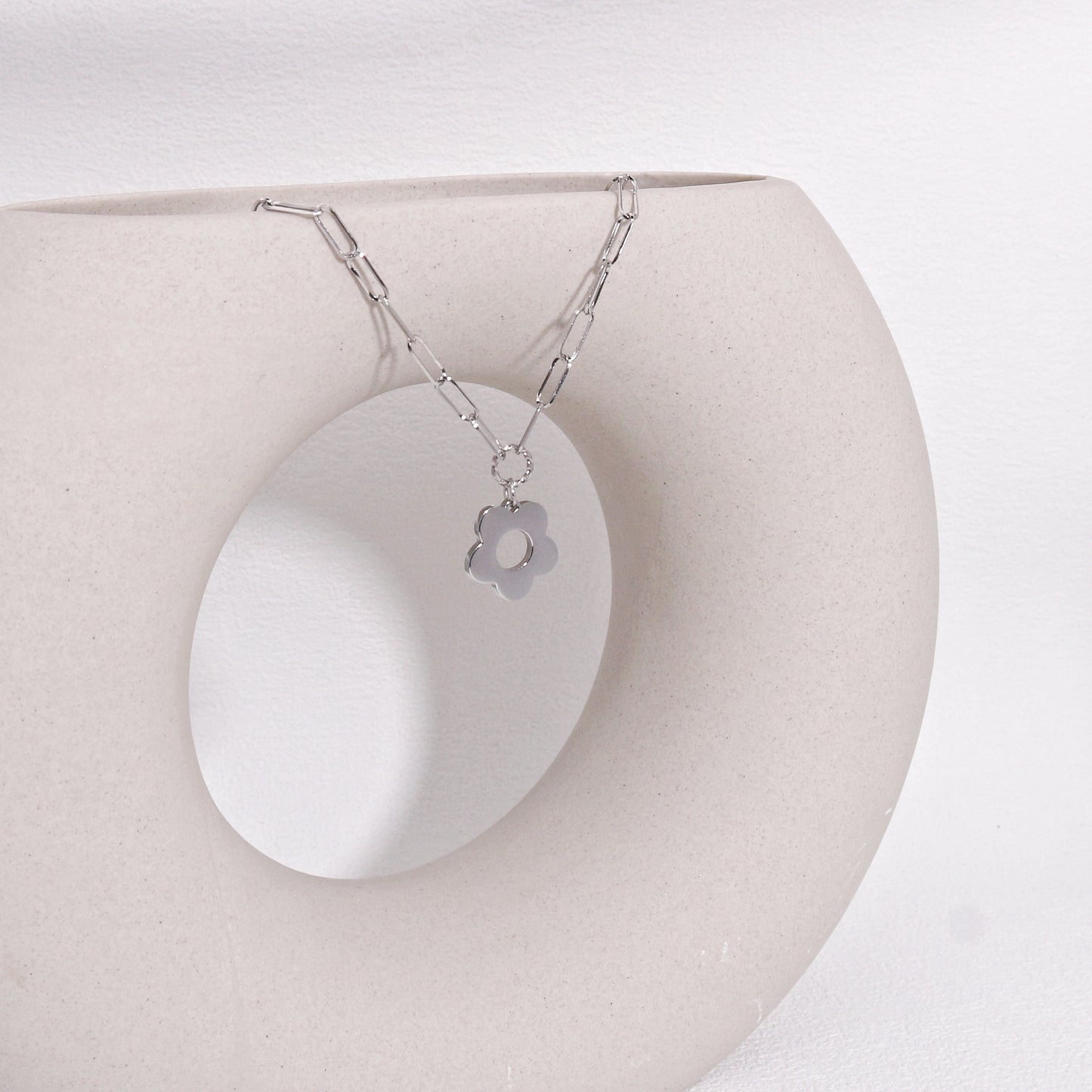 Brielle Decadent Floral Chain Necklace