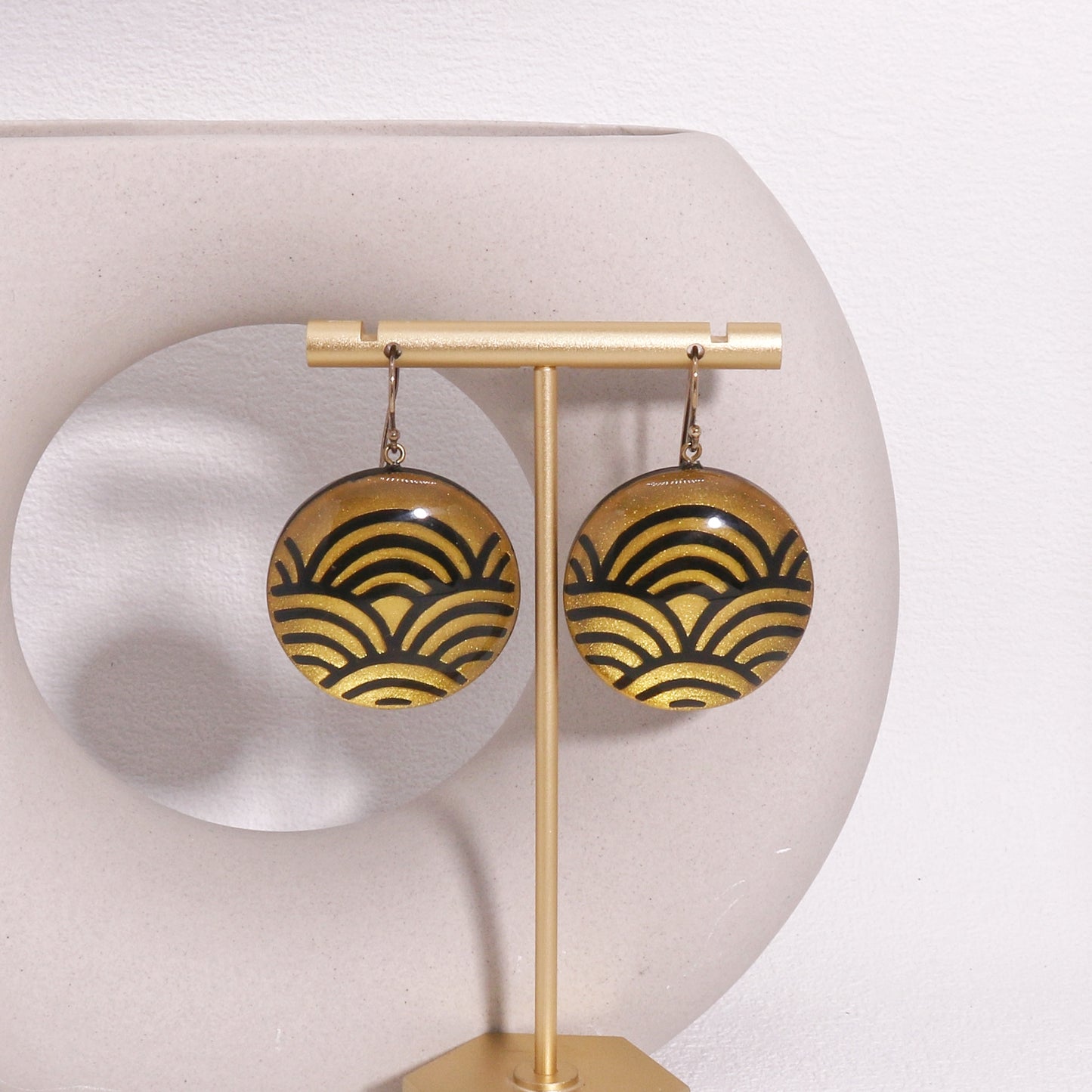 GATSBY Japanese Monochrome Drop Earrings