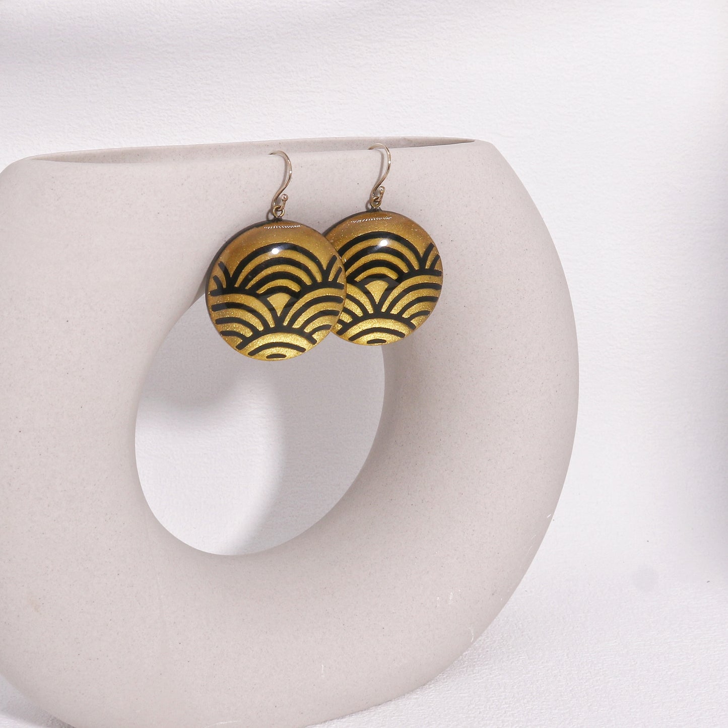 GATSBY Japanese Monochrome Drop Earrings