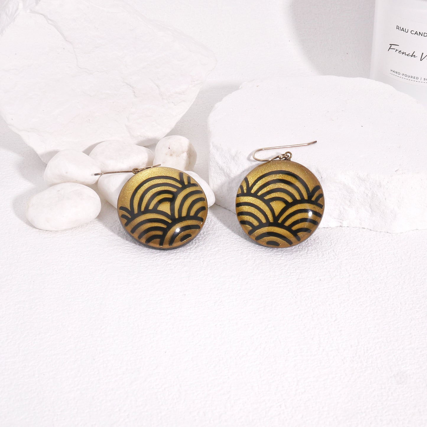 GATSBY Japanese Monochrome Drop Earrings
