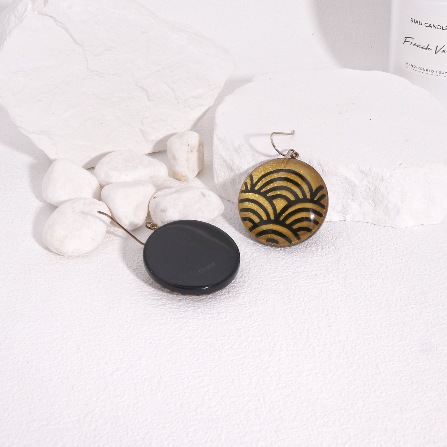 GATSBY Japanese Monochrome Drop Earrings