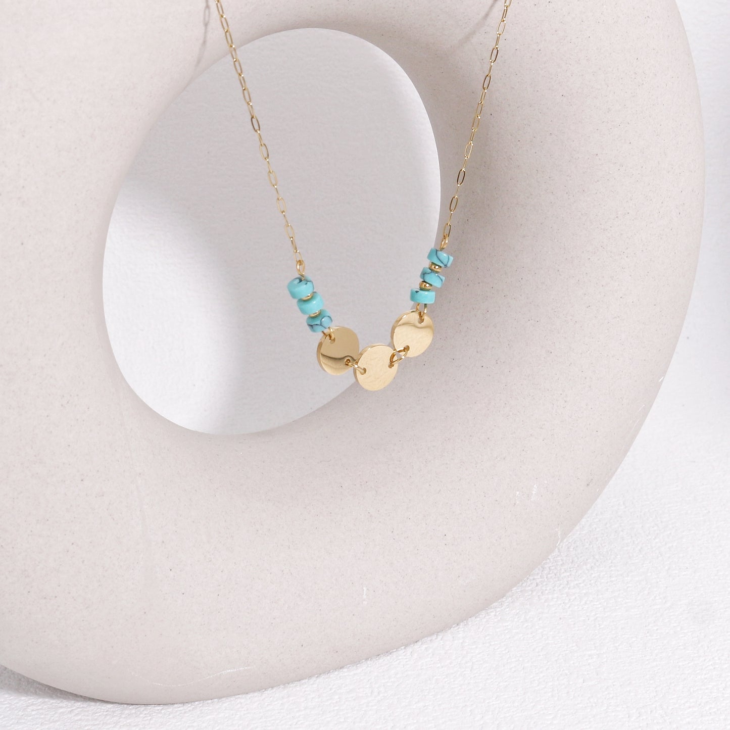 Kimberly Delicate Gemstone Minimalist Necklace