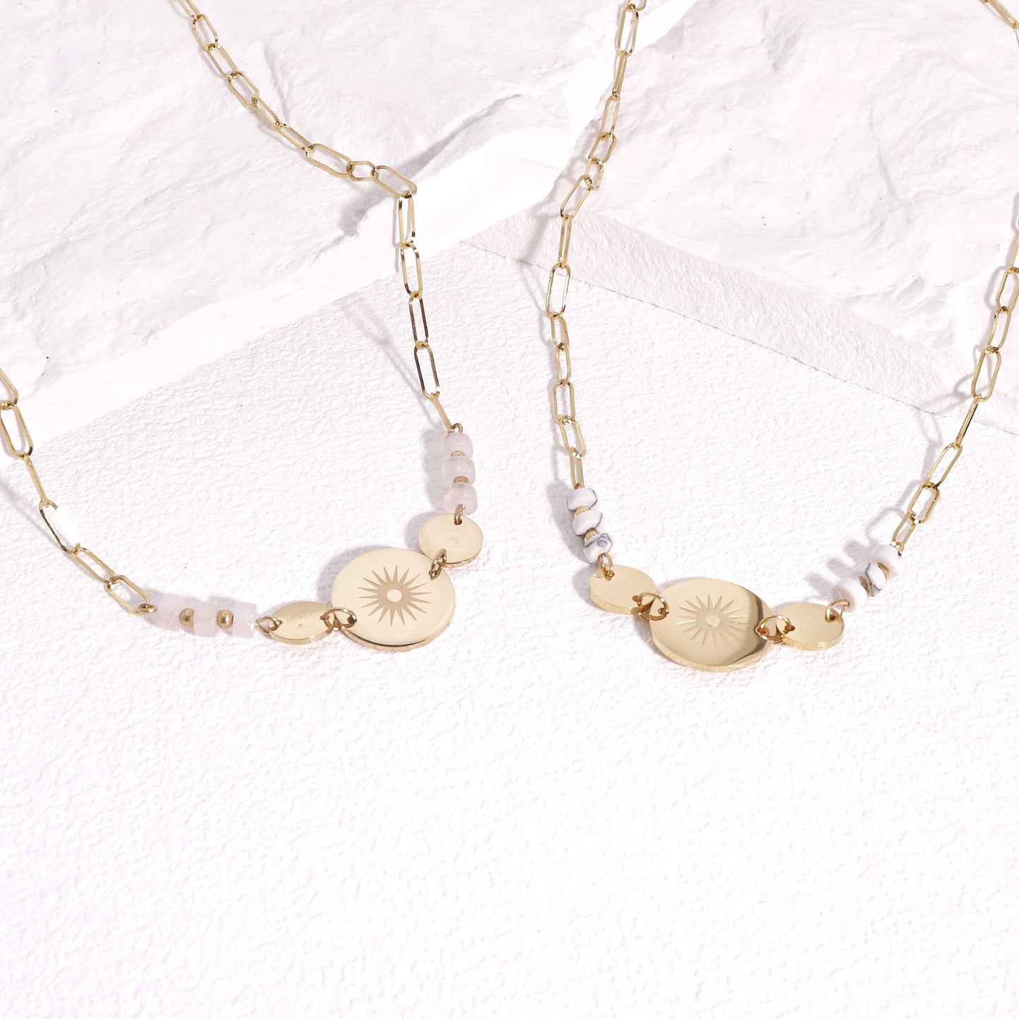 Jessica Bohemian Sun Modern Minimalist Necklace