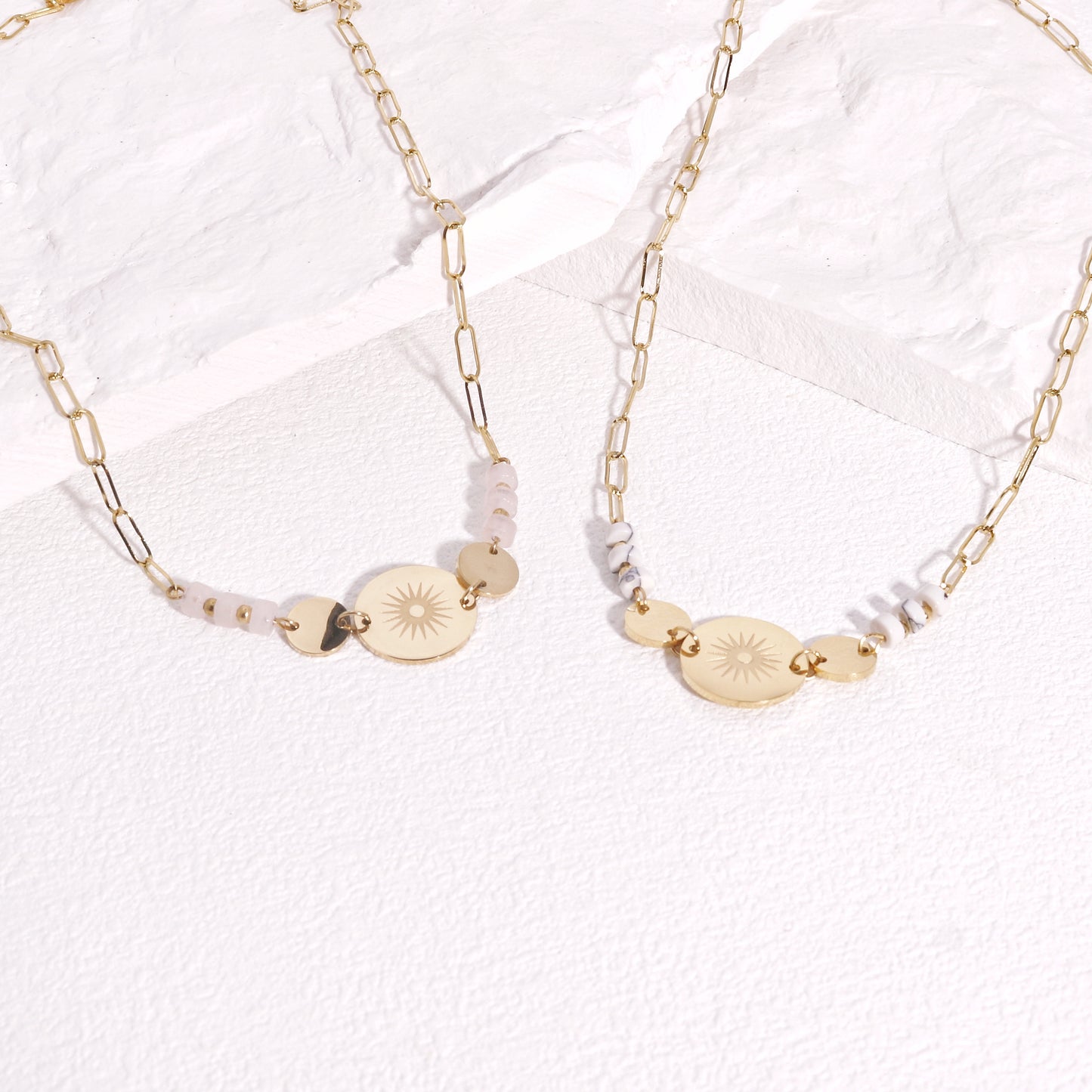 Jessica Bohemian Sun Modern Minimalist Necklace