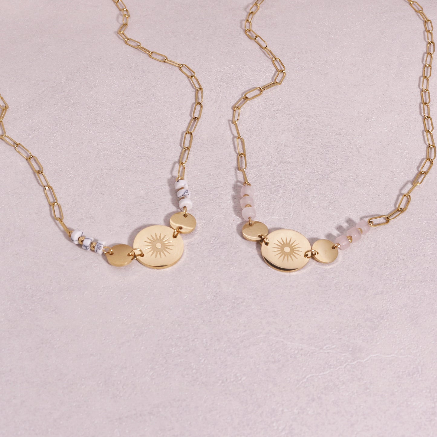 Jessica Bohemian Sun Modern Minimalist Necklace