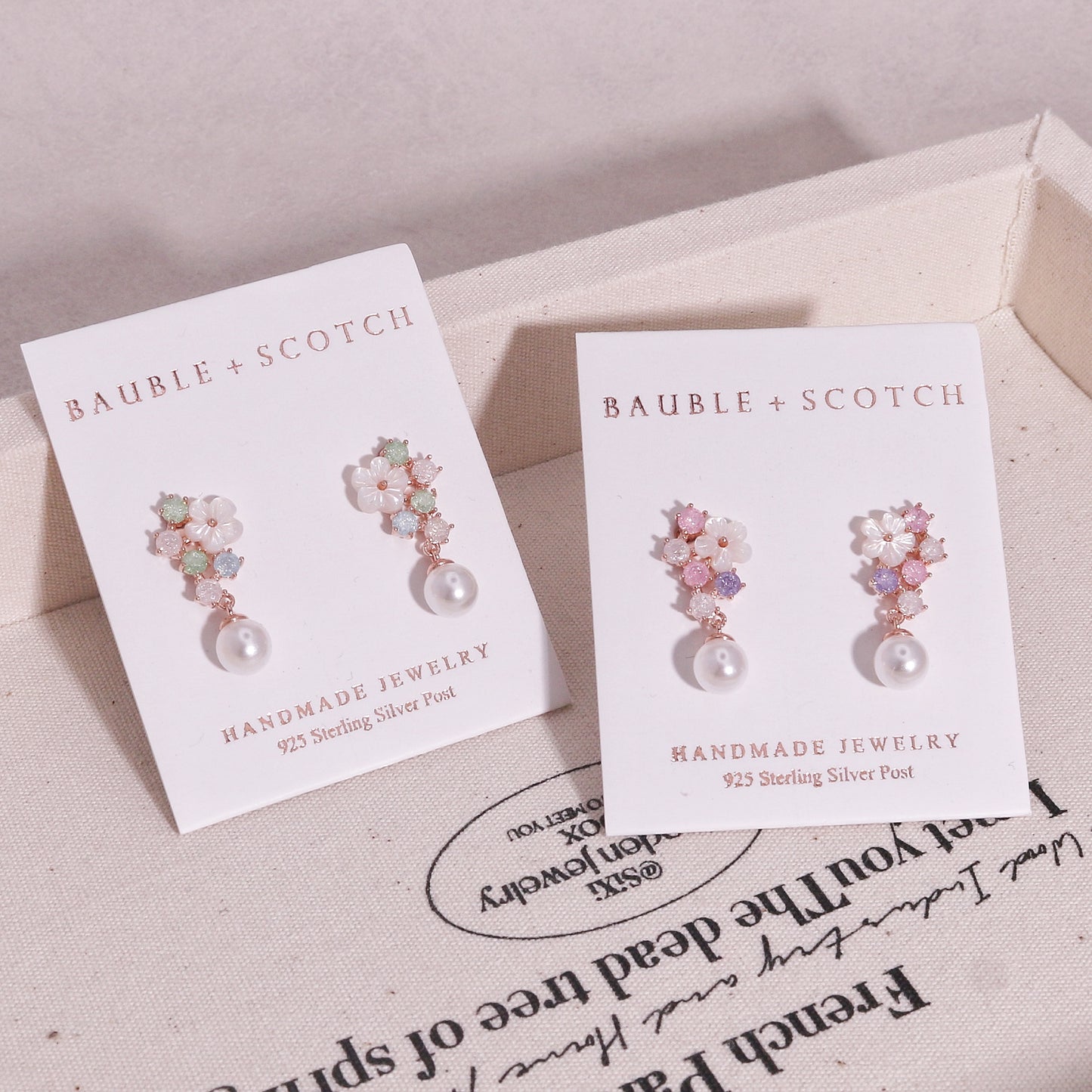 Tressa's Mini Love Floral Drop Earrings