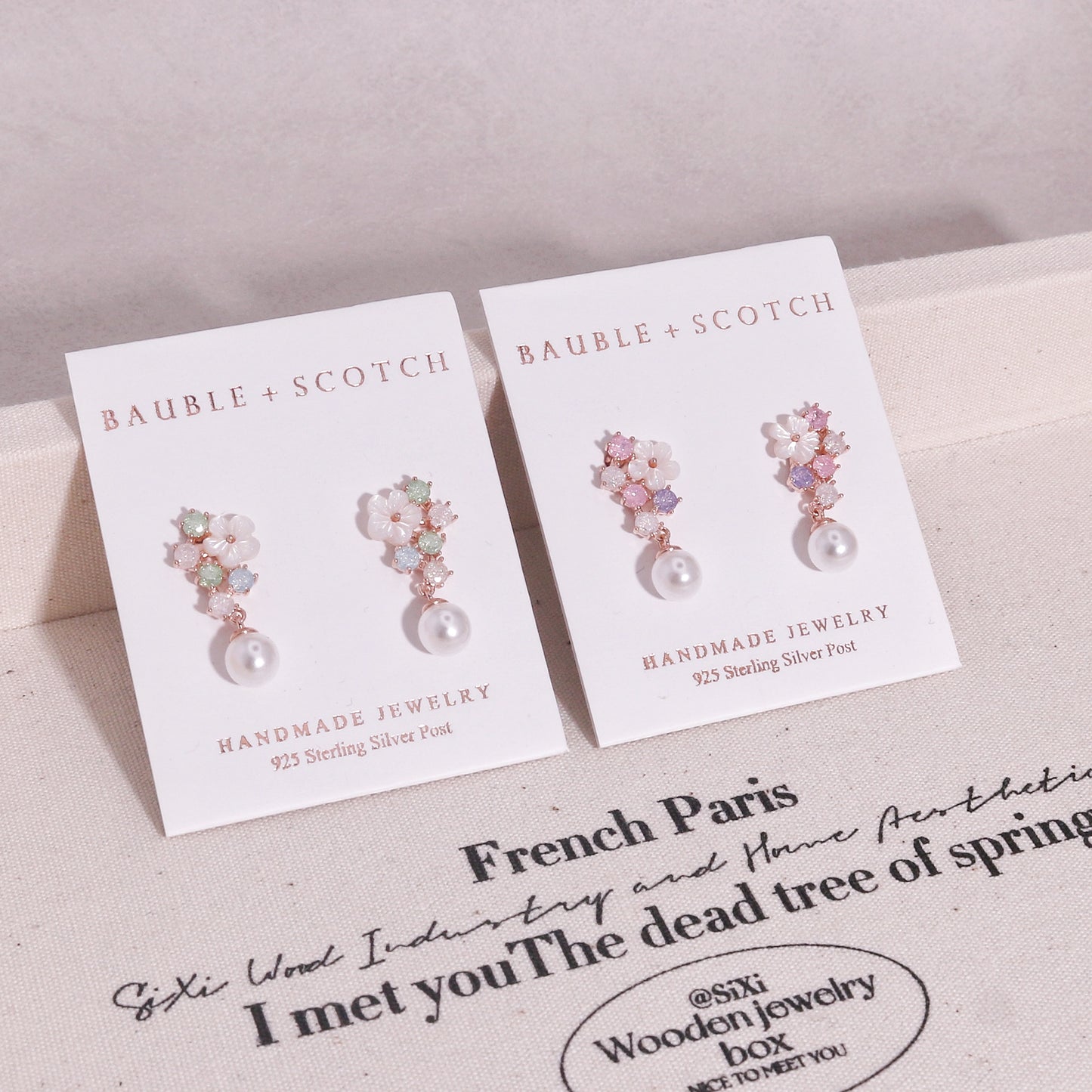 Tressa's Mini Love Floral Drop Earrings