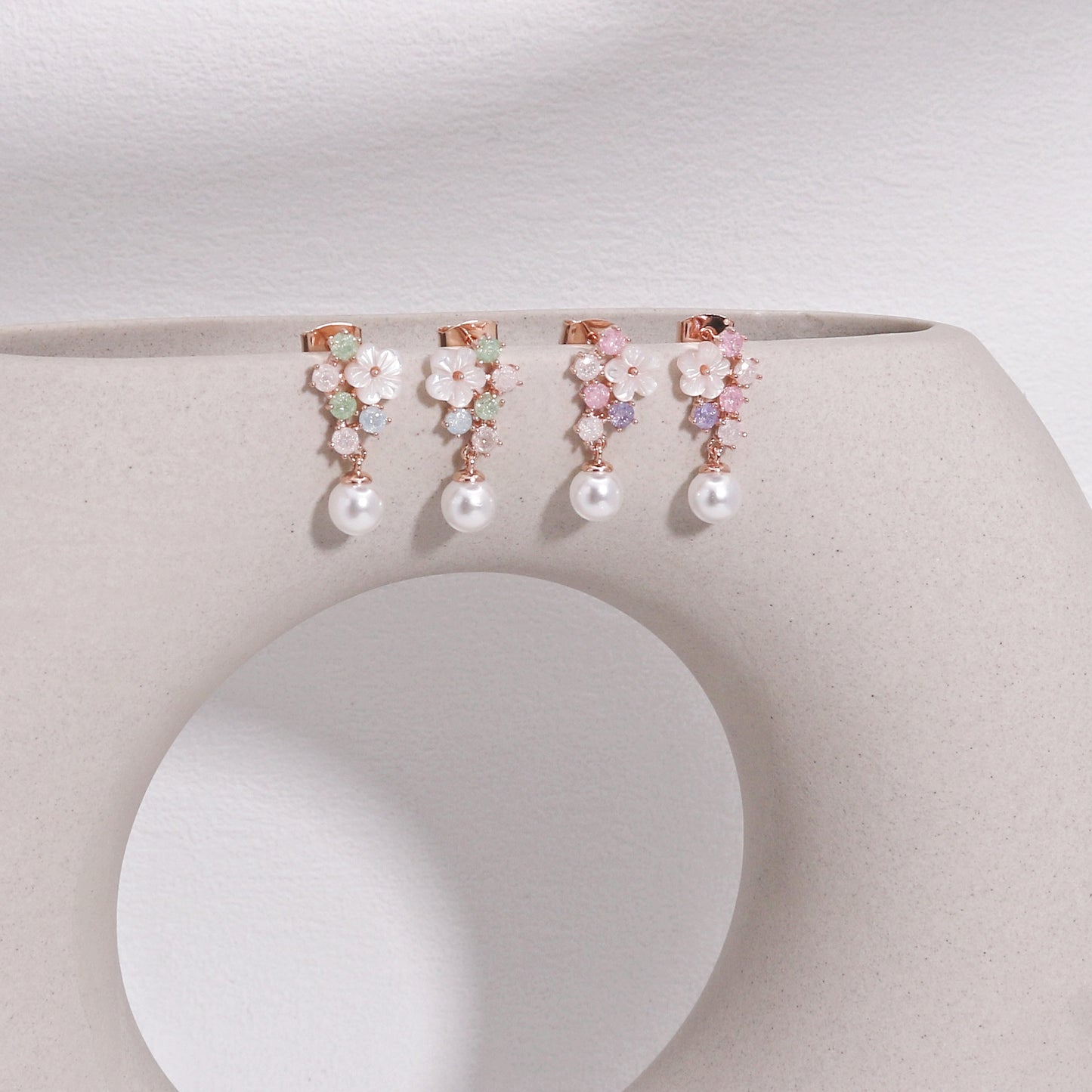 Tressa's Mini Love Floral Drop Earrings