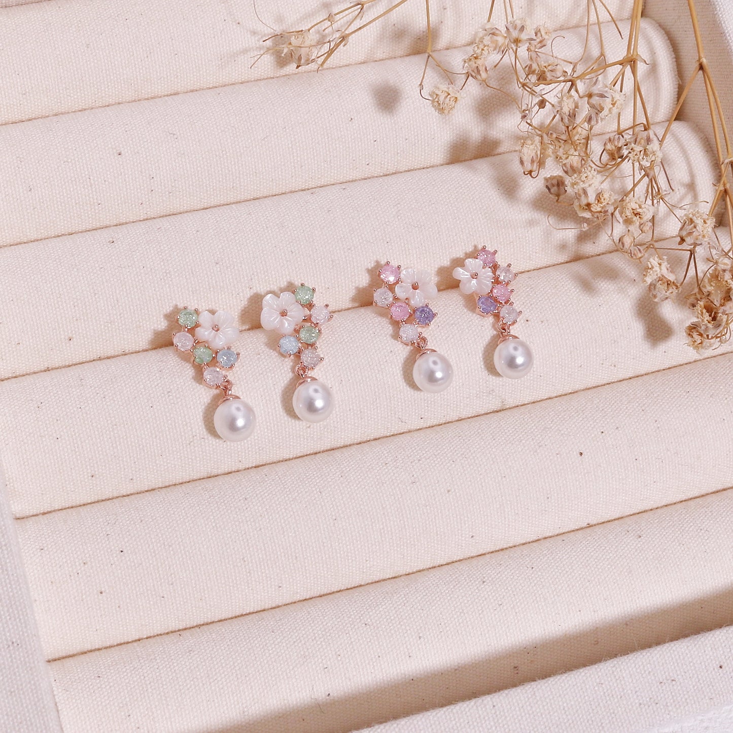 Tressa's Mini Love Floral Drop Earrings