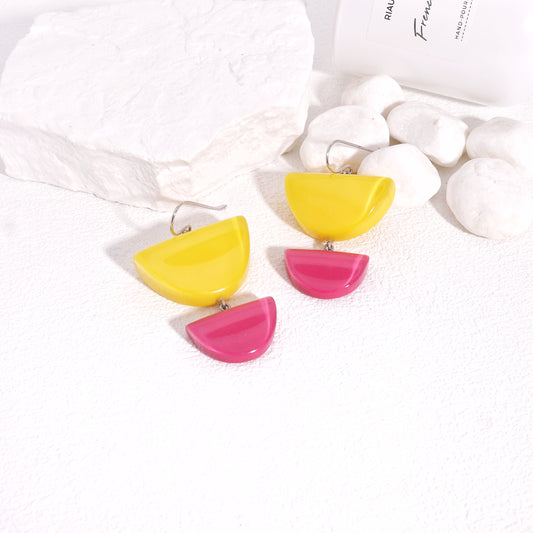 ZSISKA -Sienna Rainbow Colored Dangle Earrings
