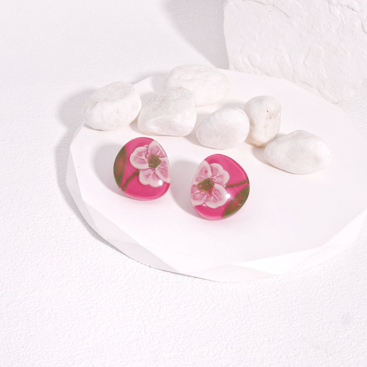 NELL Floral Stud Earrings