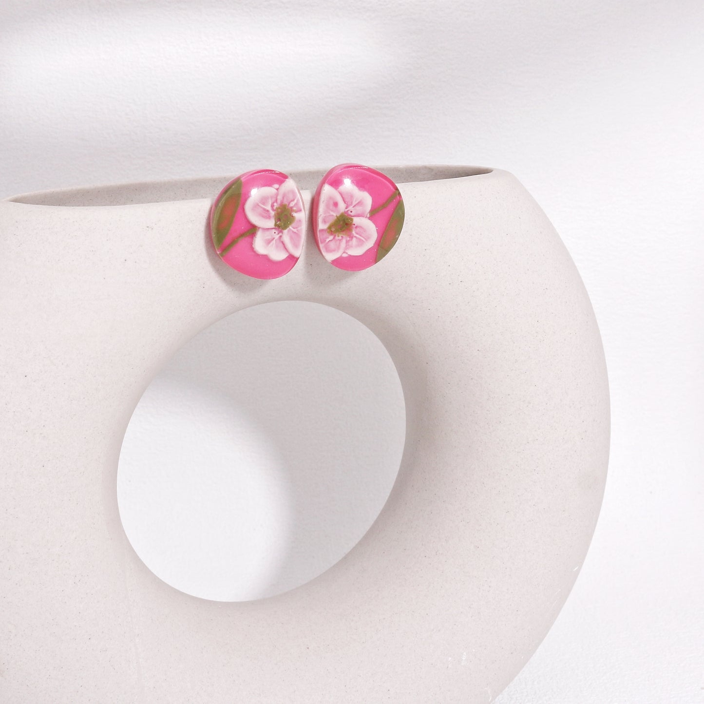 NELL Floral Stud Earrings