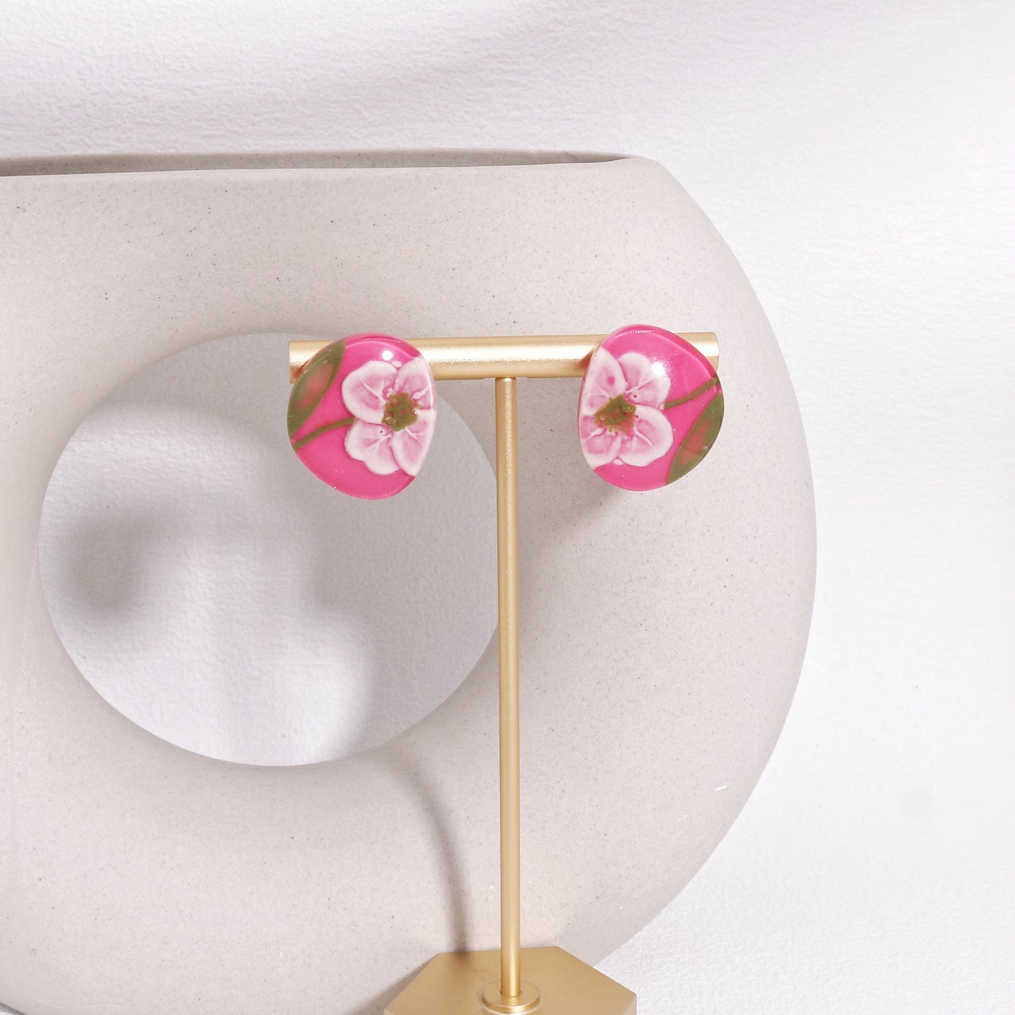 NELL Floral Stud Earrings