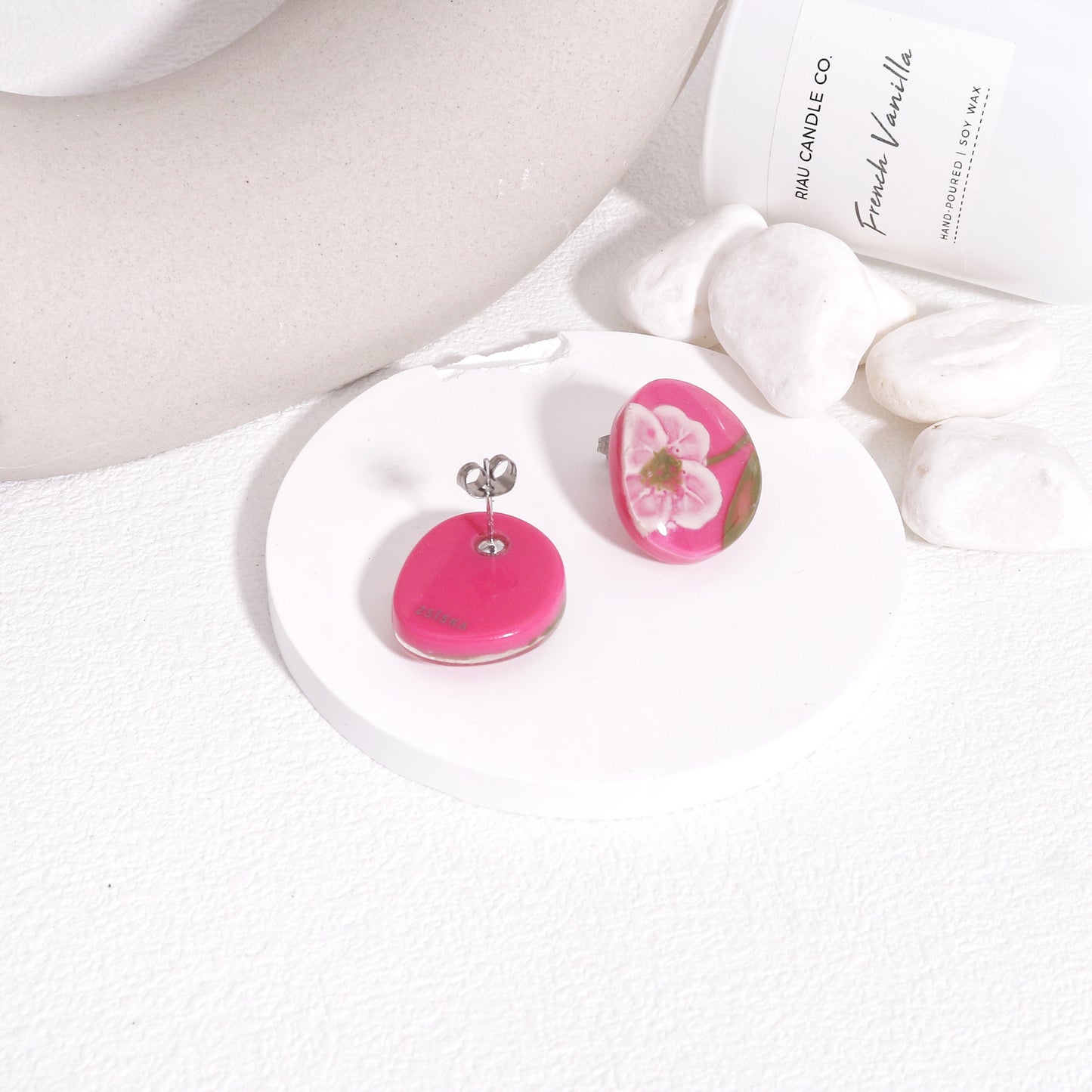 NELL Floral Stud Earrings