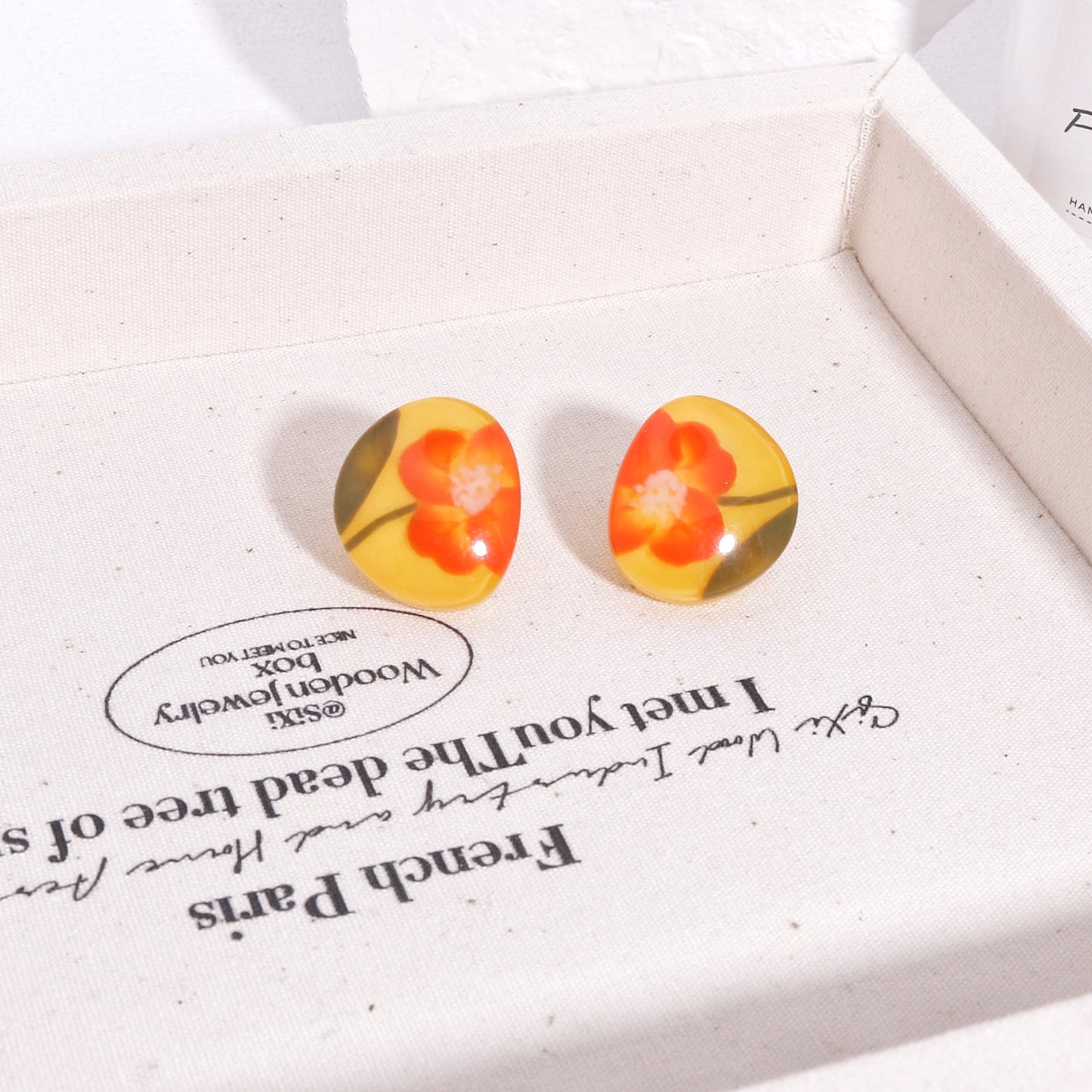 NELL Floral Stud Earrings