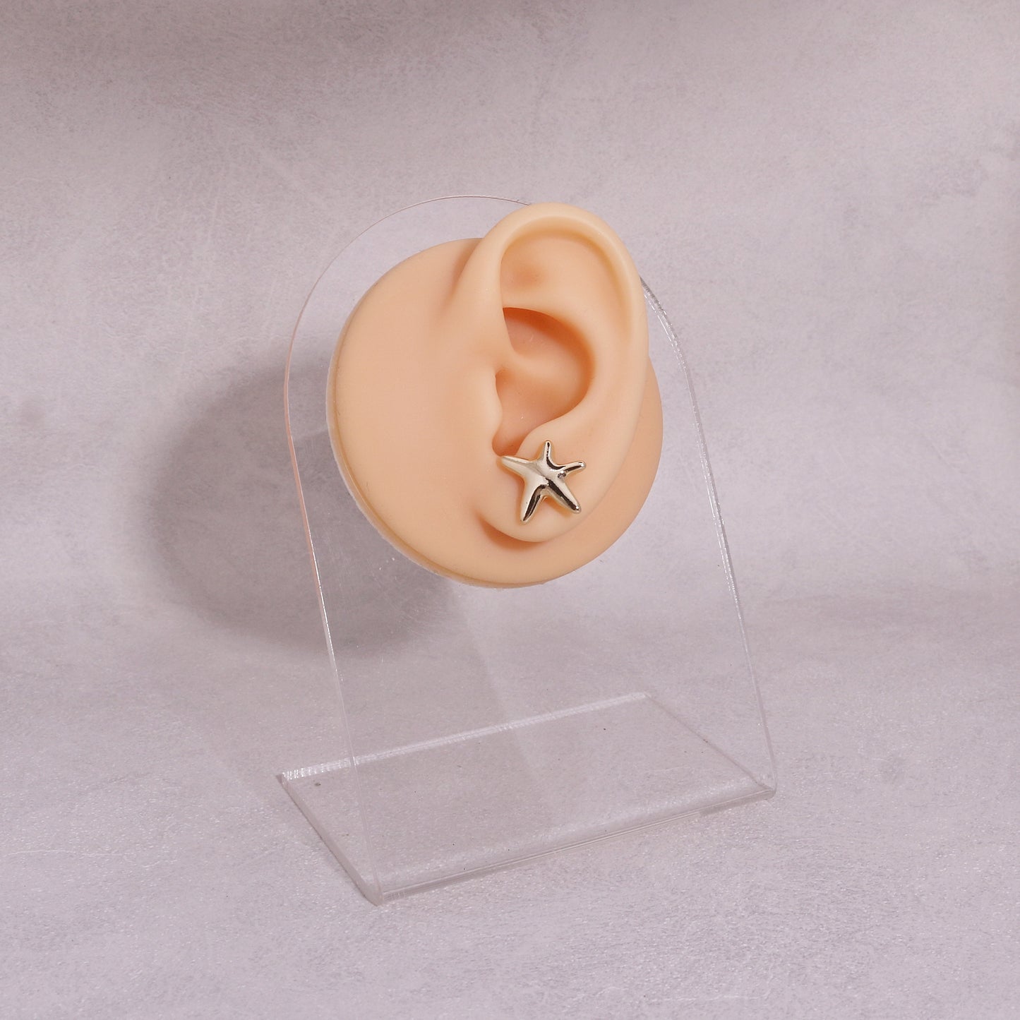 Vivica Dancing Starfish Metallic Stud Earrings