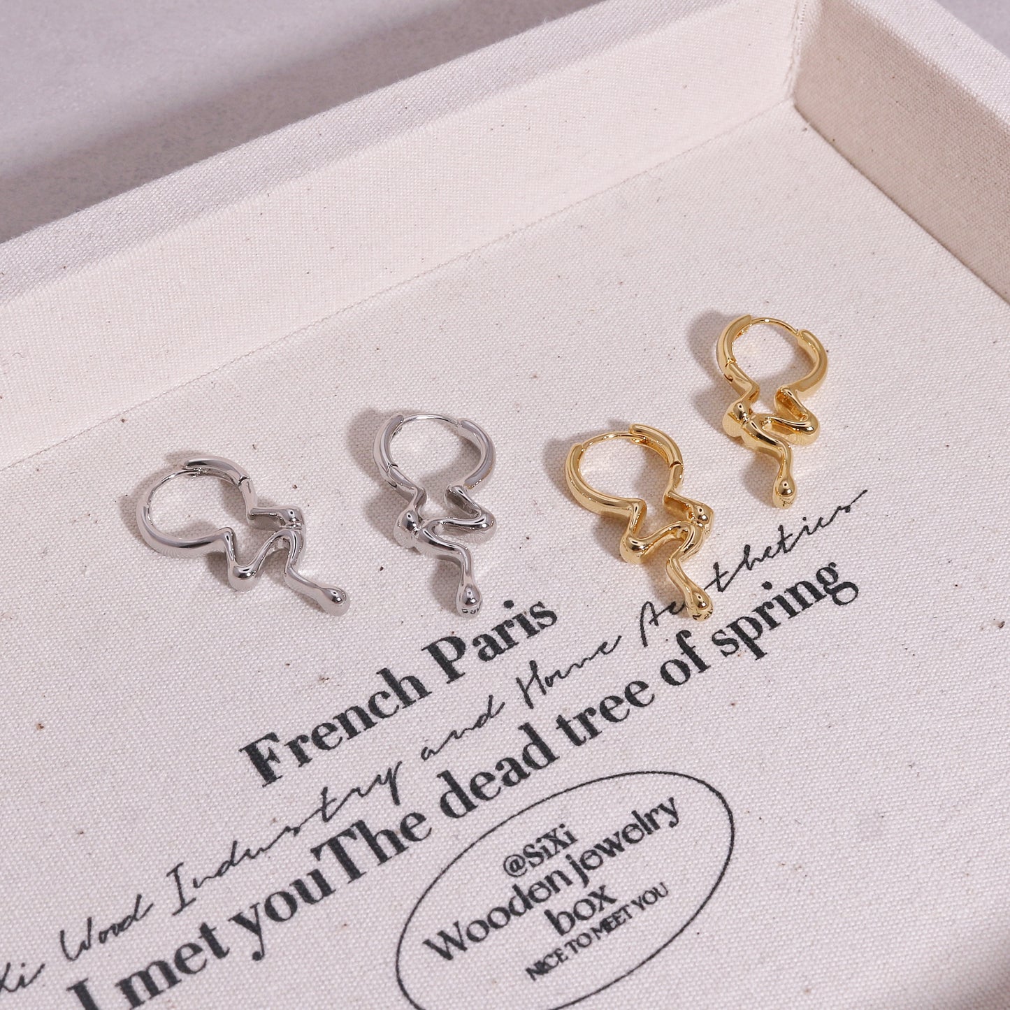 Eliza Fancy Art Drop Earrings