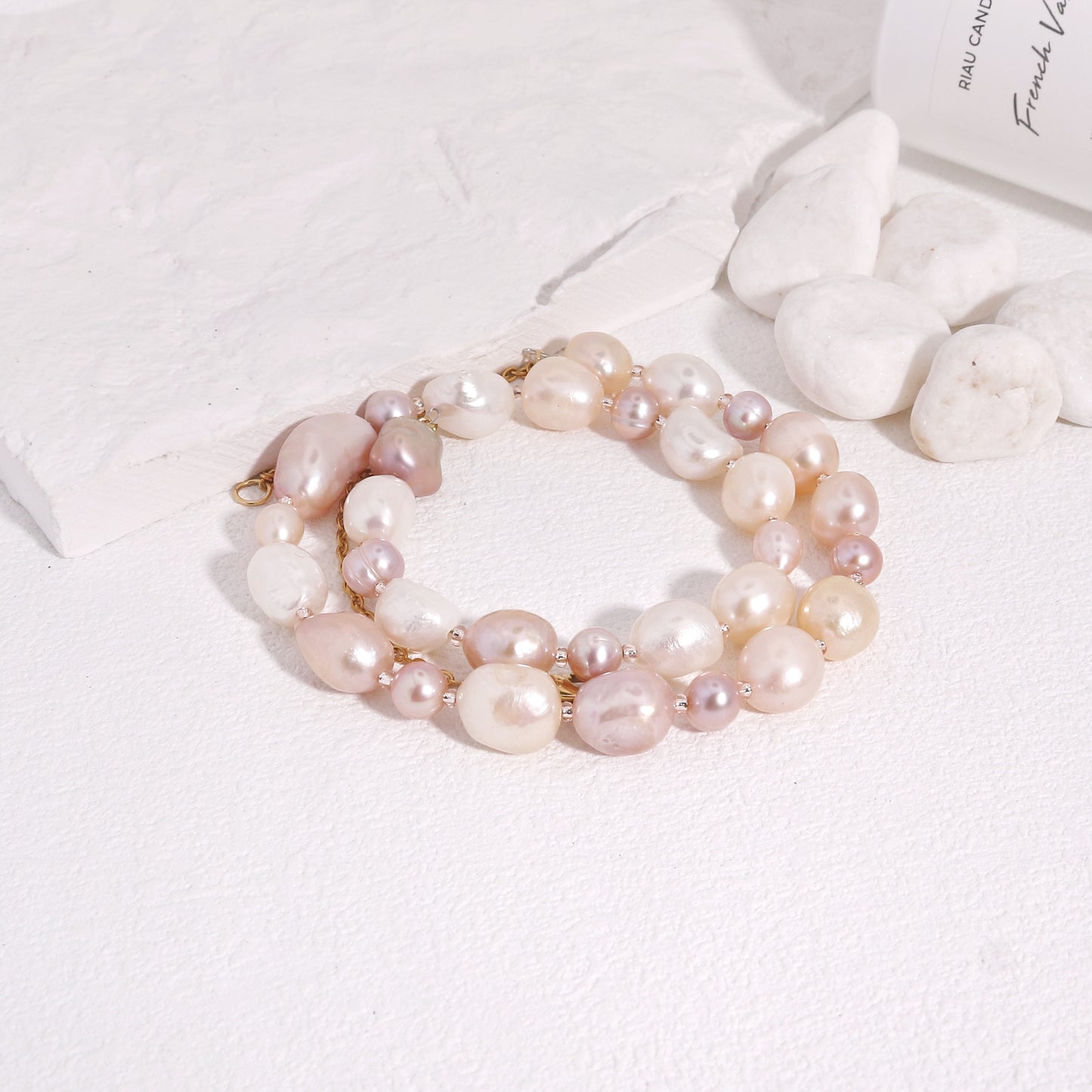 Stoned Essentials Luxury Freshwater Pearl Necklace
