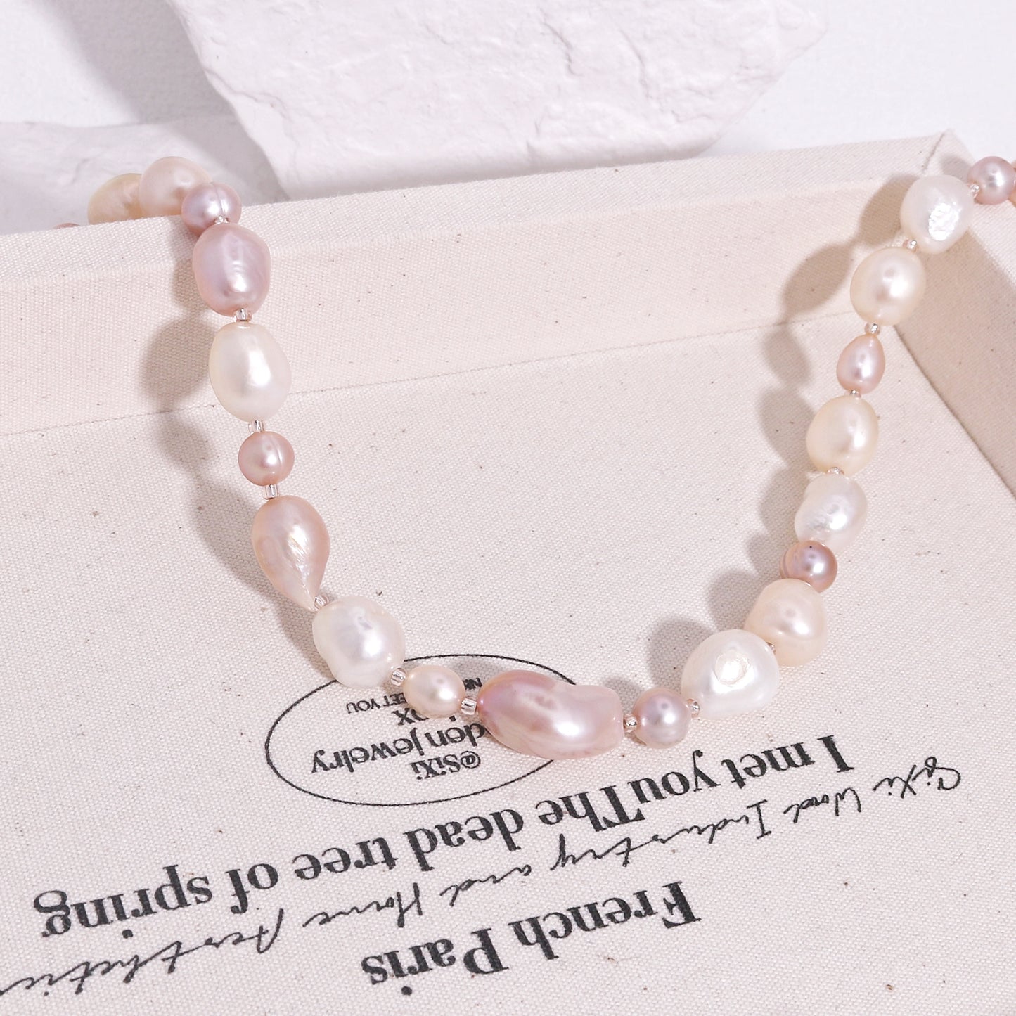 Stoned Essentials Luxury Freshwater Pearl Necklace