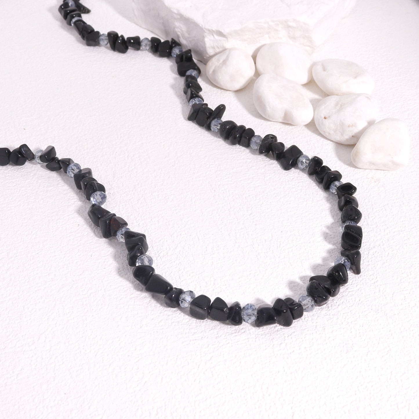 Lily Black Onyx Luxury Statement Necklace
