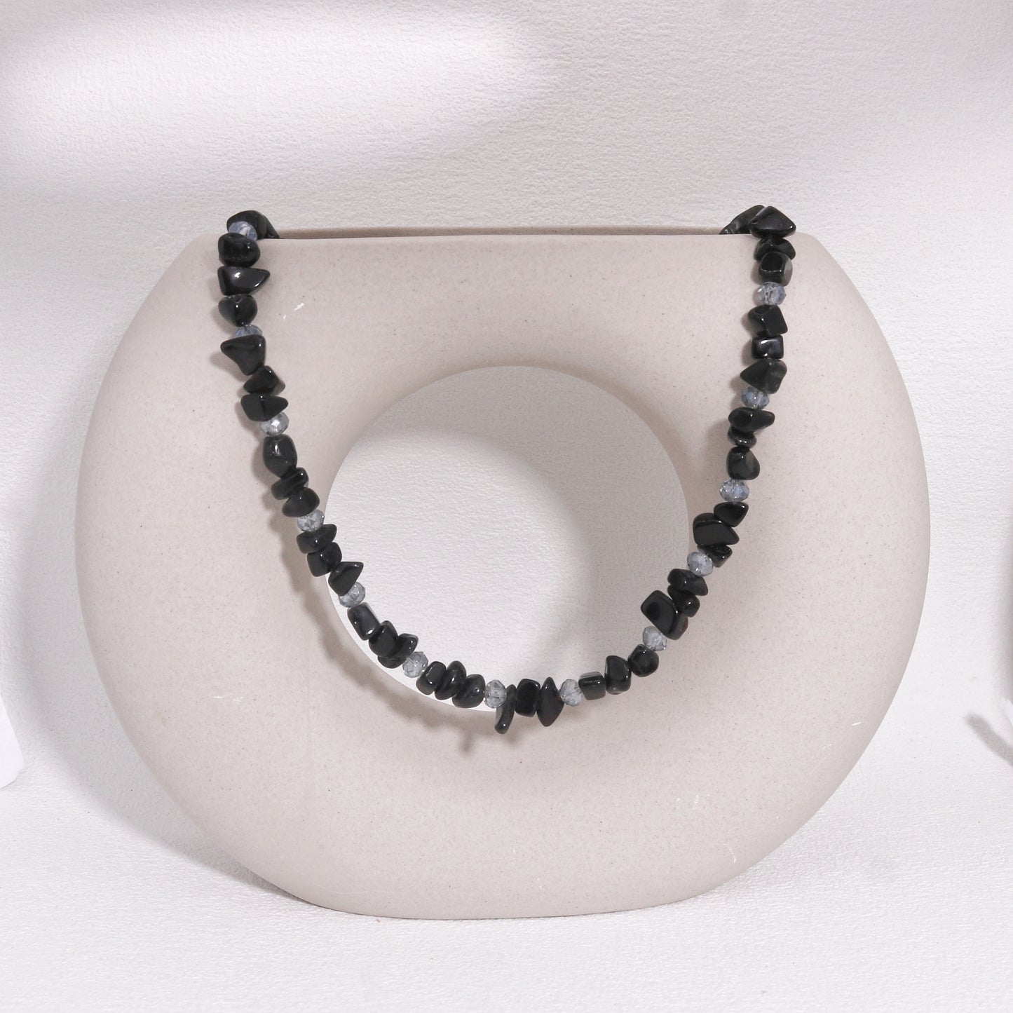 Lily Black Onyx Luxury Statement Necklace