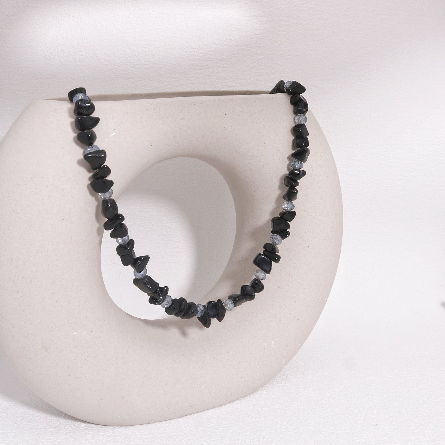 Lily Black Onyx Luxury Statement Necklace
