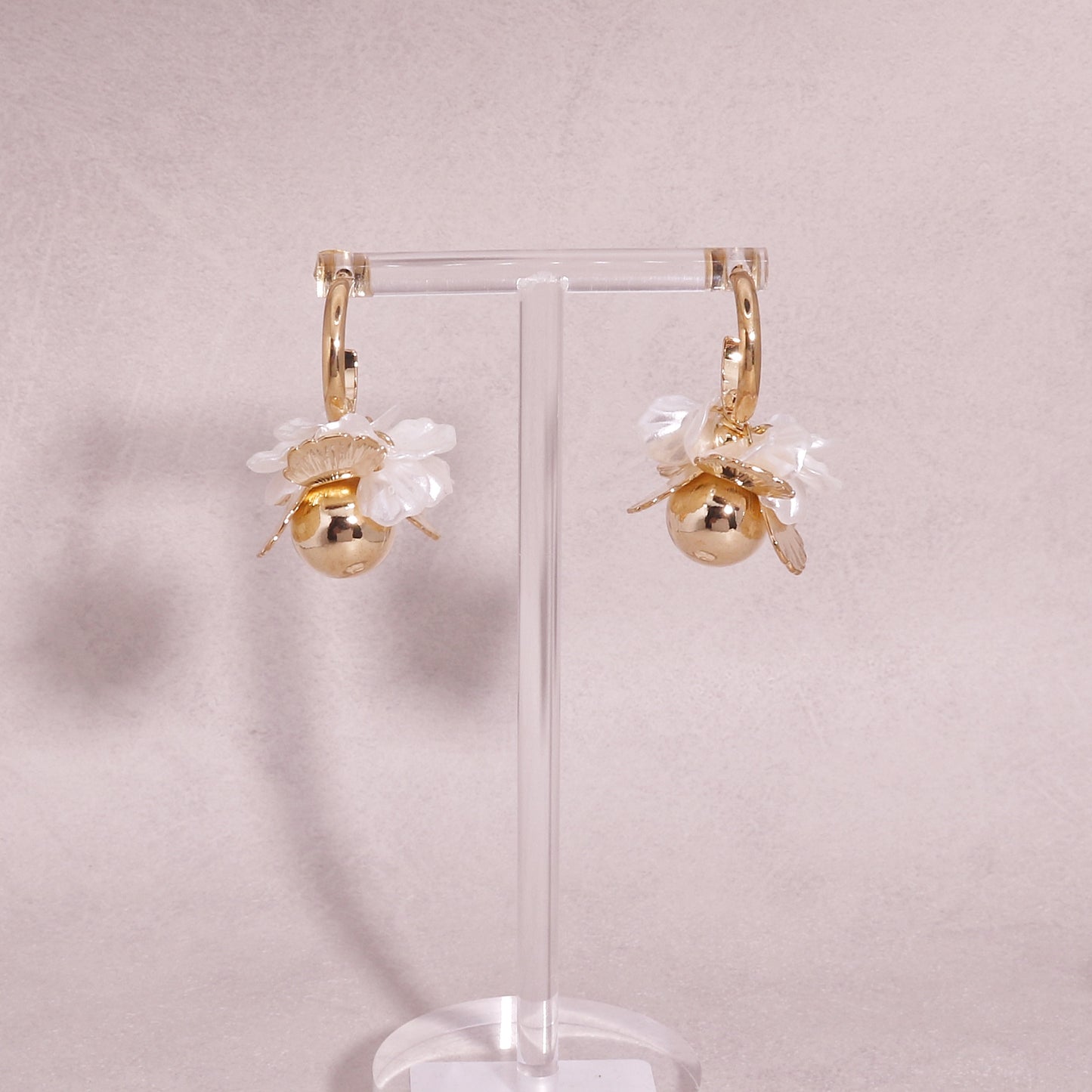 Savannah Gold Statement Fashion Earrings