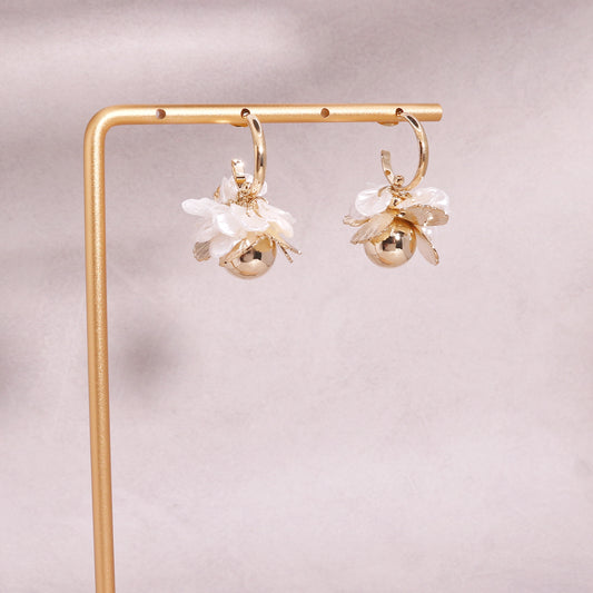 Savannah Gold Statement Fashion Earrings