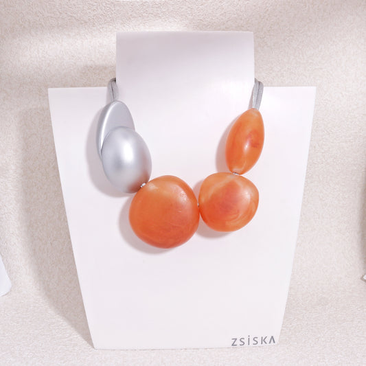ISLA Tangerine Orange Necklace