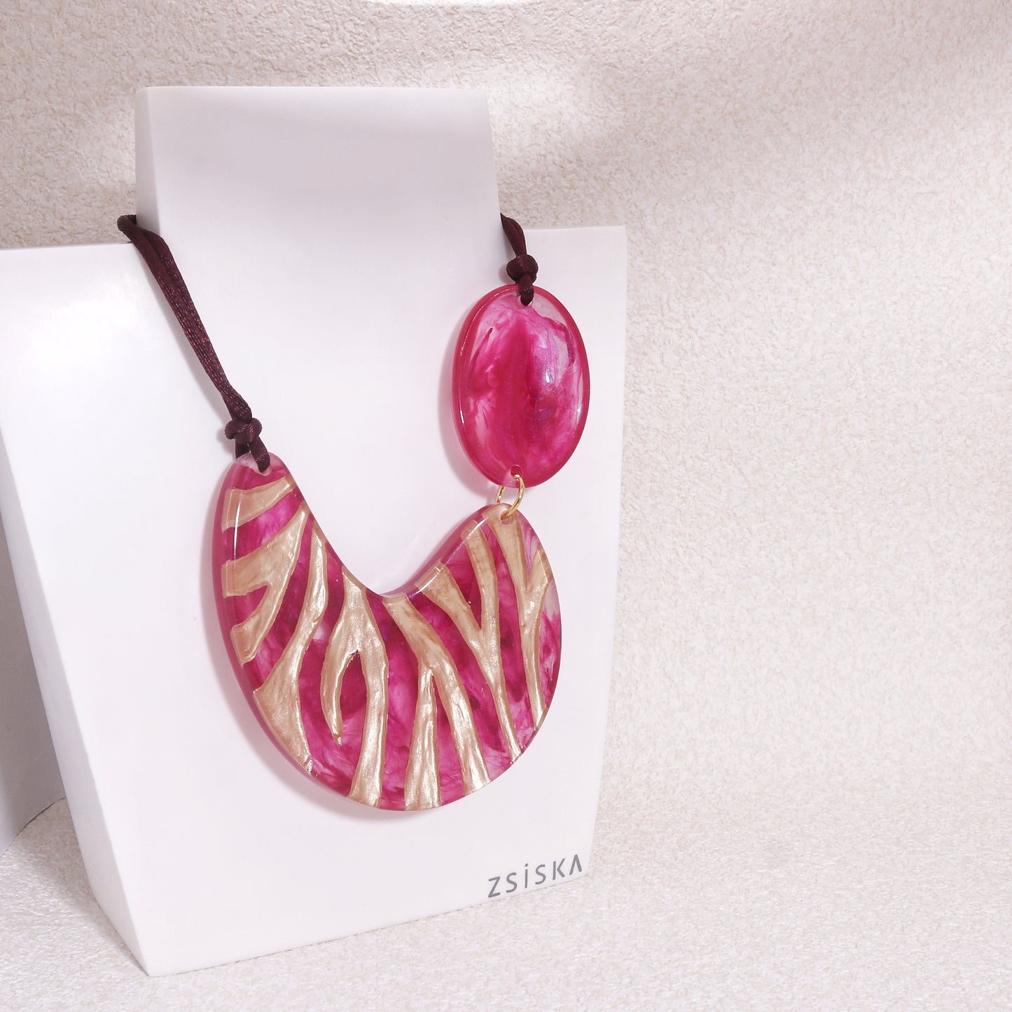 ZSISKA-Lilith Exotic Print Necklace