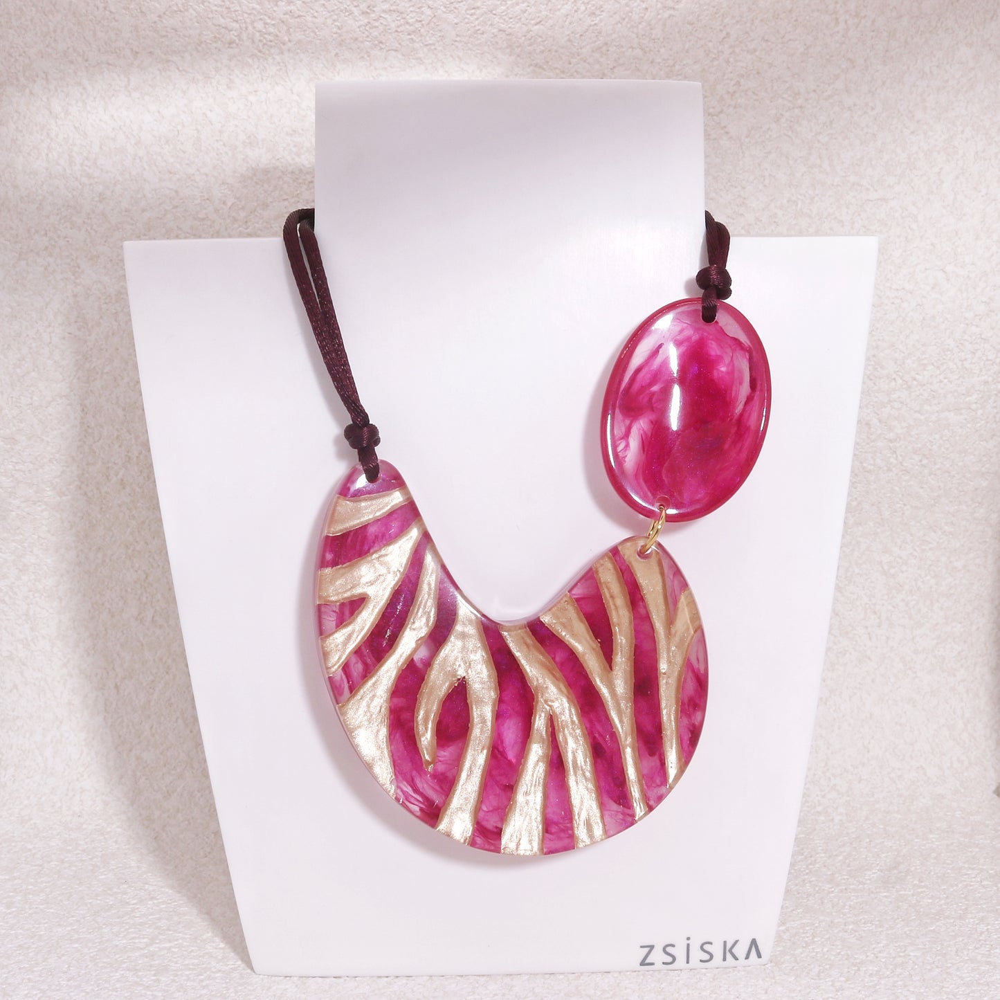ZSISKA-Lilith Exotic Print Necklace