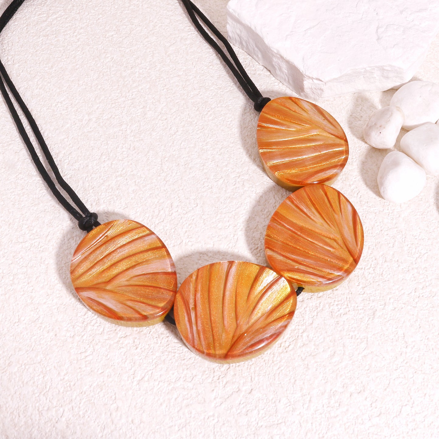 ZSISKA Tangy Orange Necklace