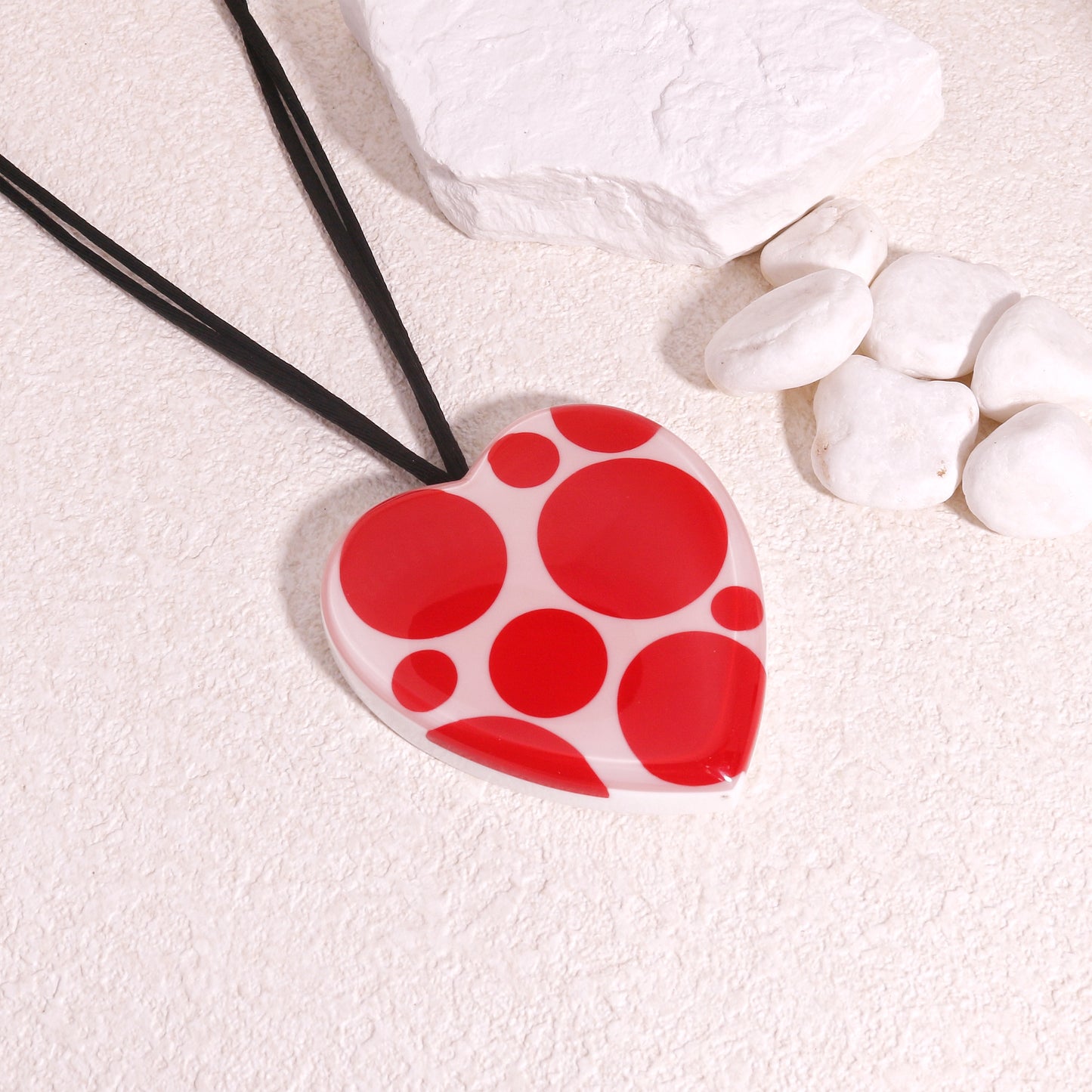 ITSY BITSY Red Polka Dot Pendant Necklace