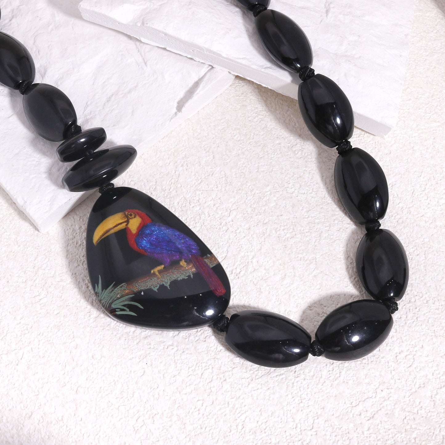 TOUCAN Black Necklace