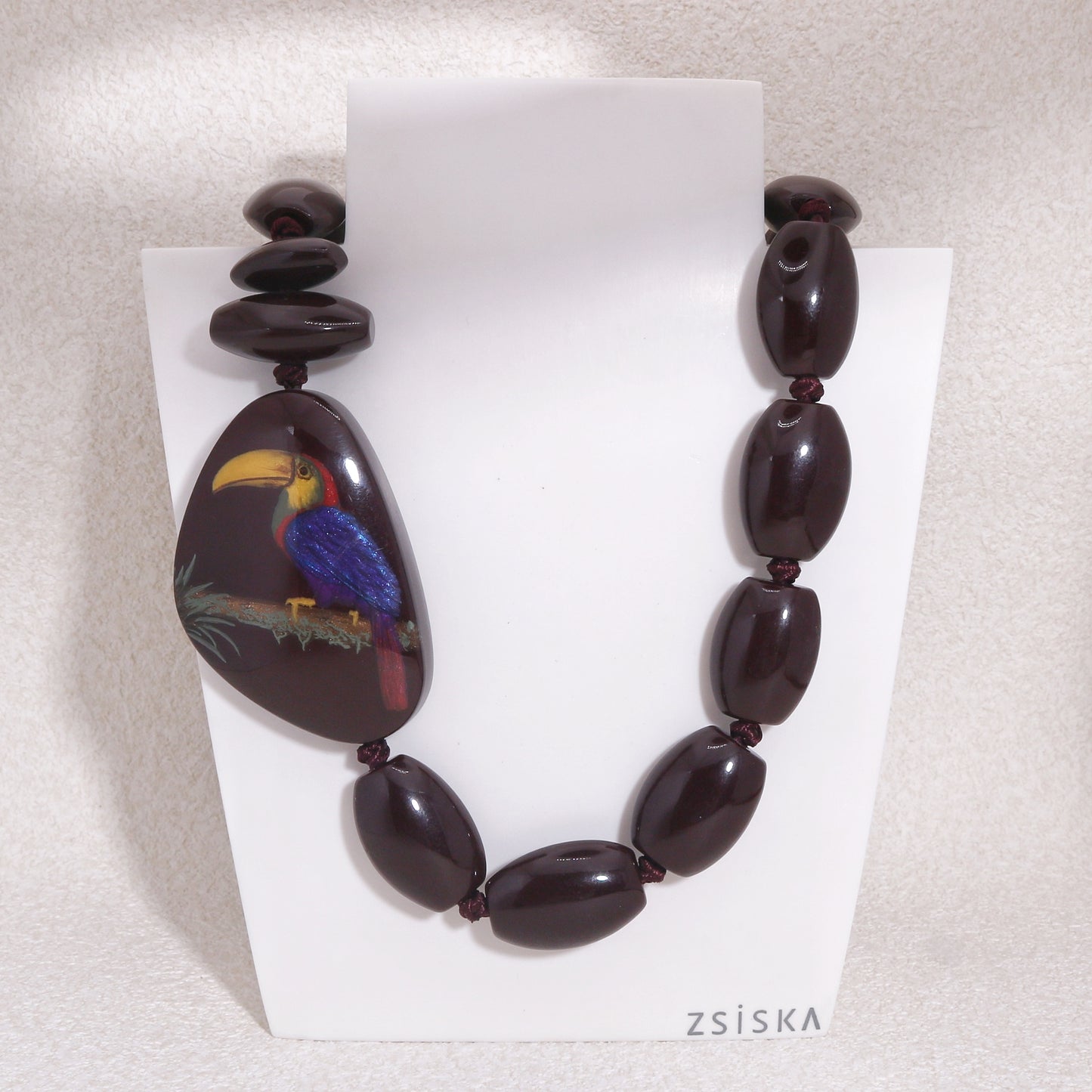 TOUCAN Dark Brown Necklace