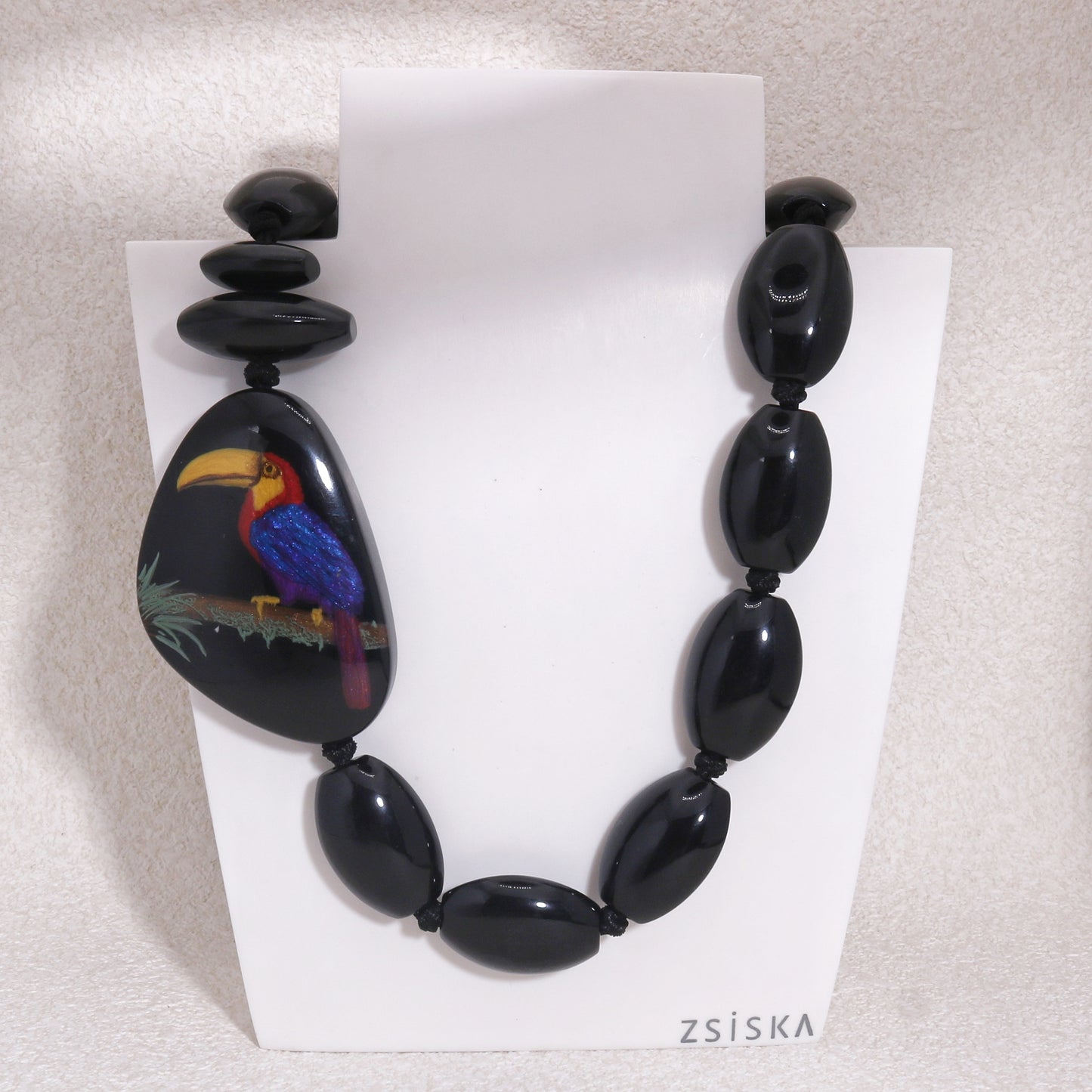 TOUCAN Black Necklace